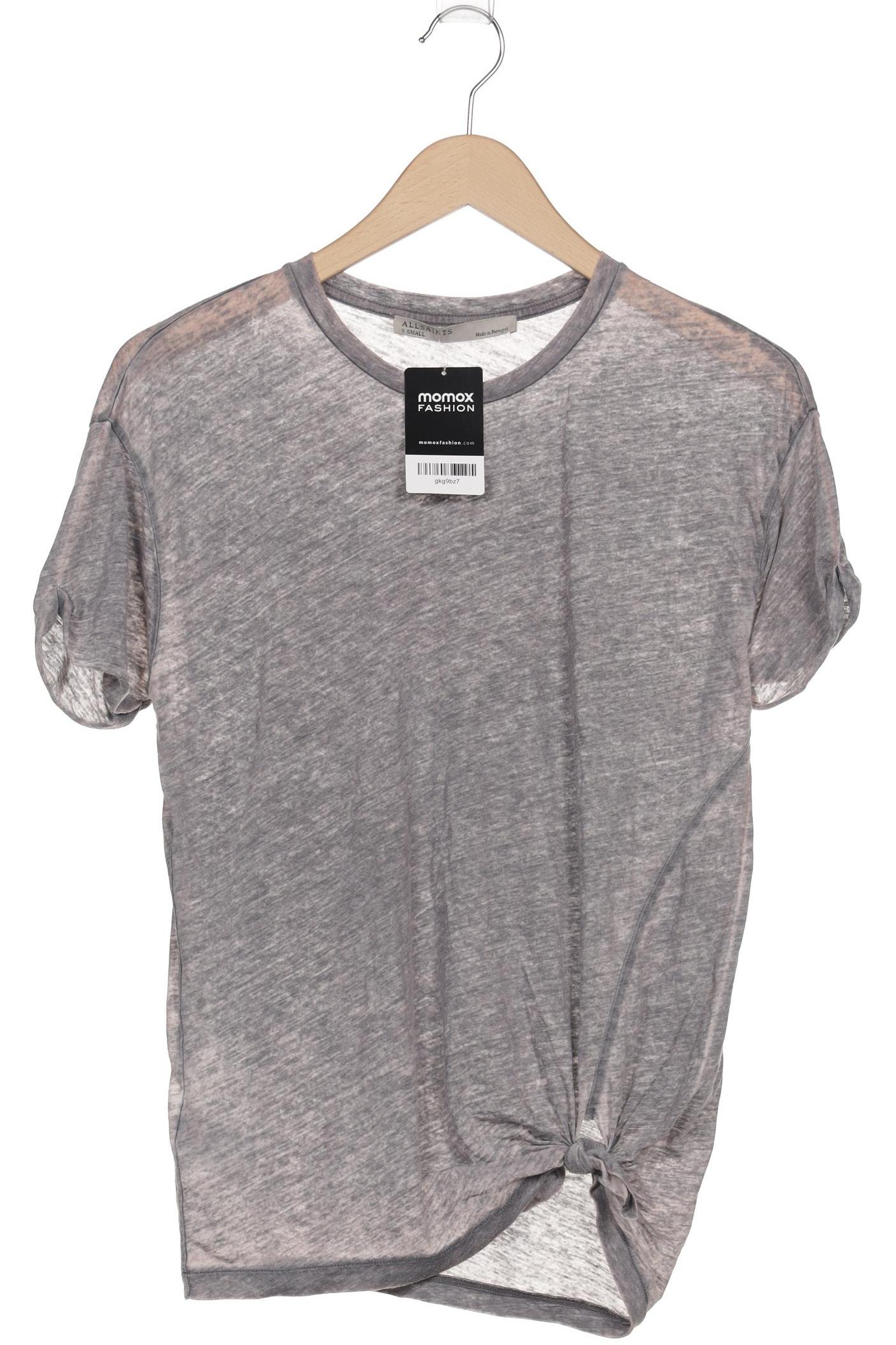 

All Saints Damen T-Shirt, grau, Gr. 34