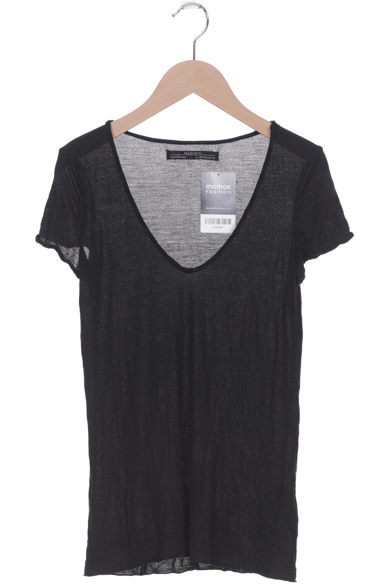 

All Saints Damen T-Shirt, schwarz