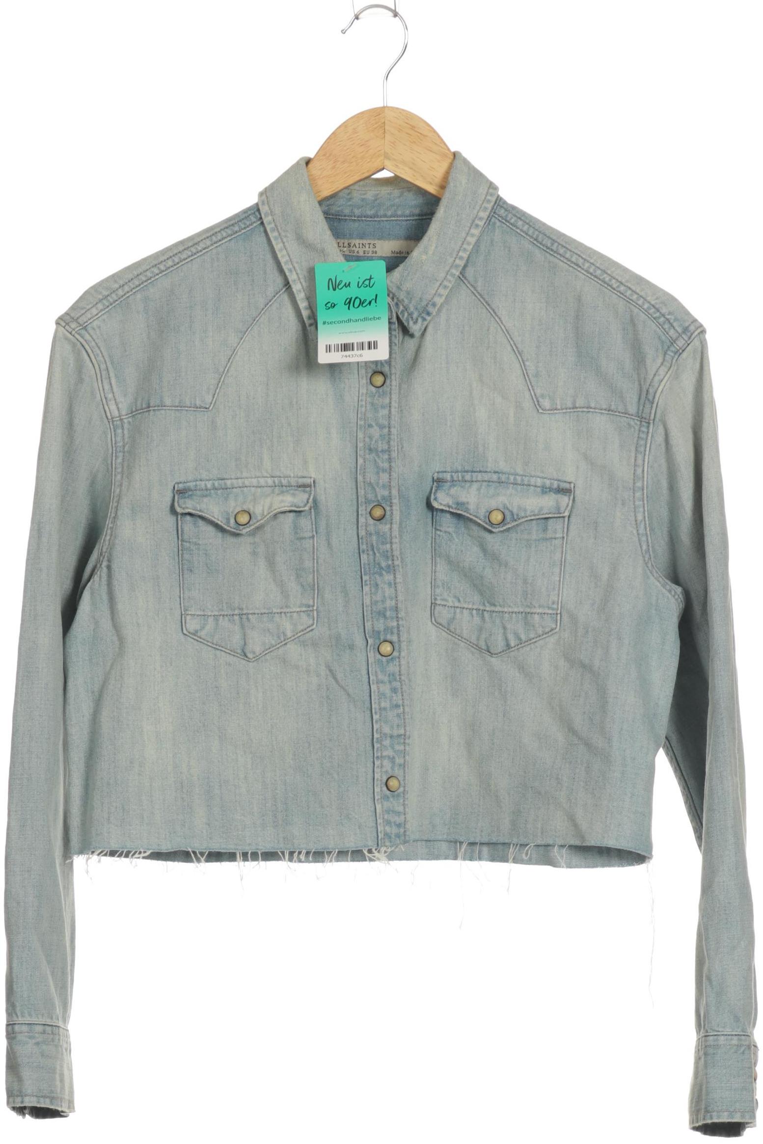 

All Saints Damen Jacke, blau, Gr. 38