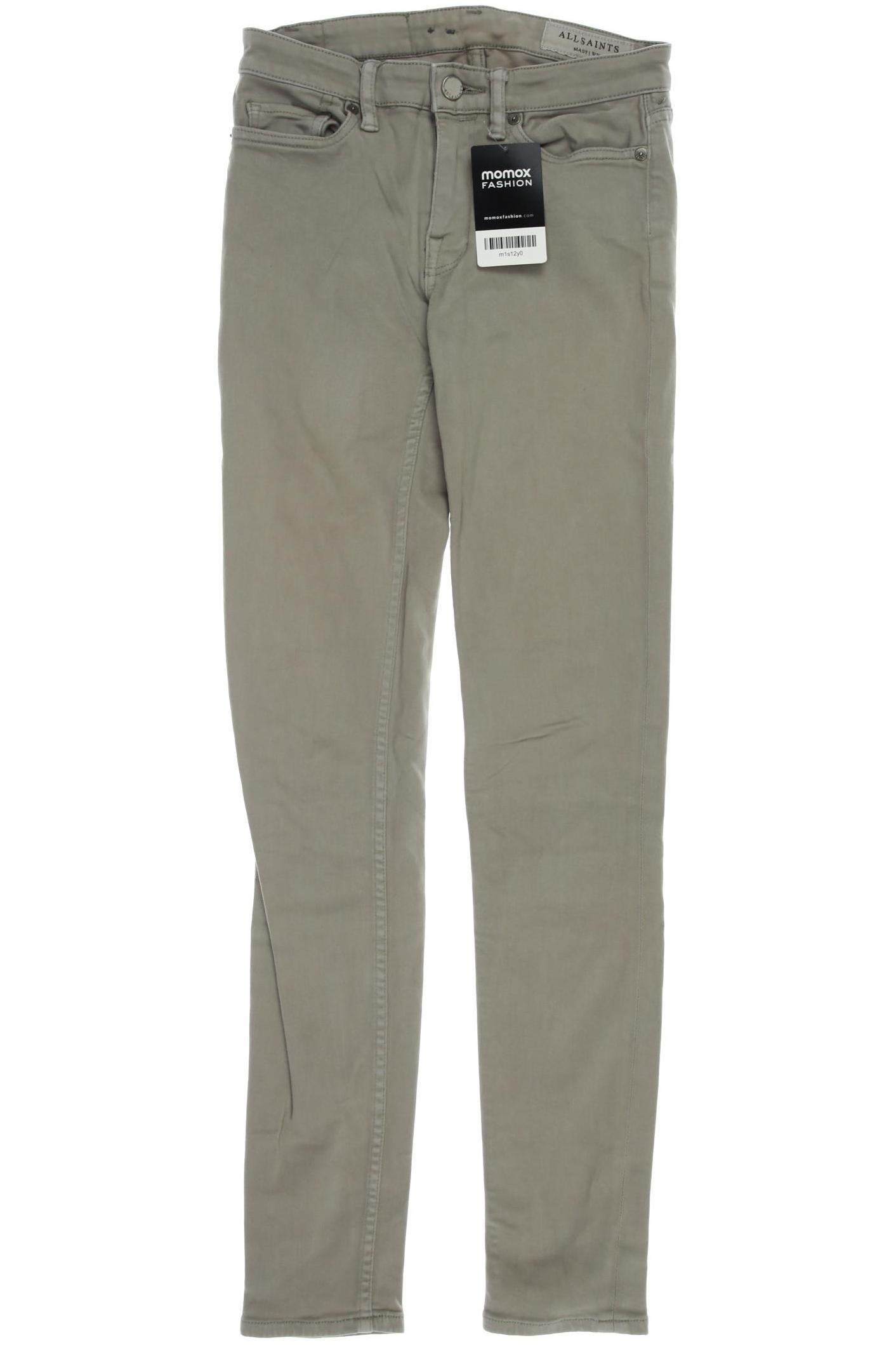 

All Saints Damen Jeans, grün, Gr. 25