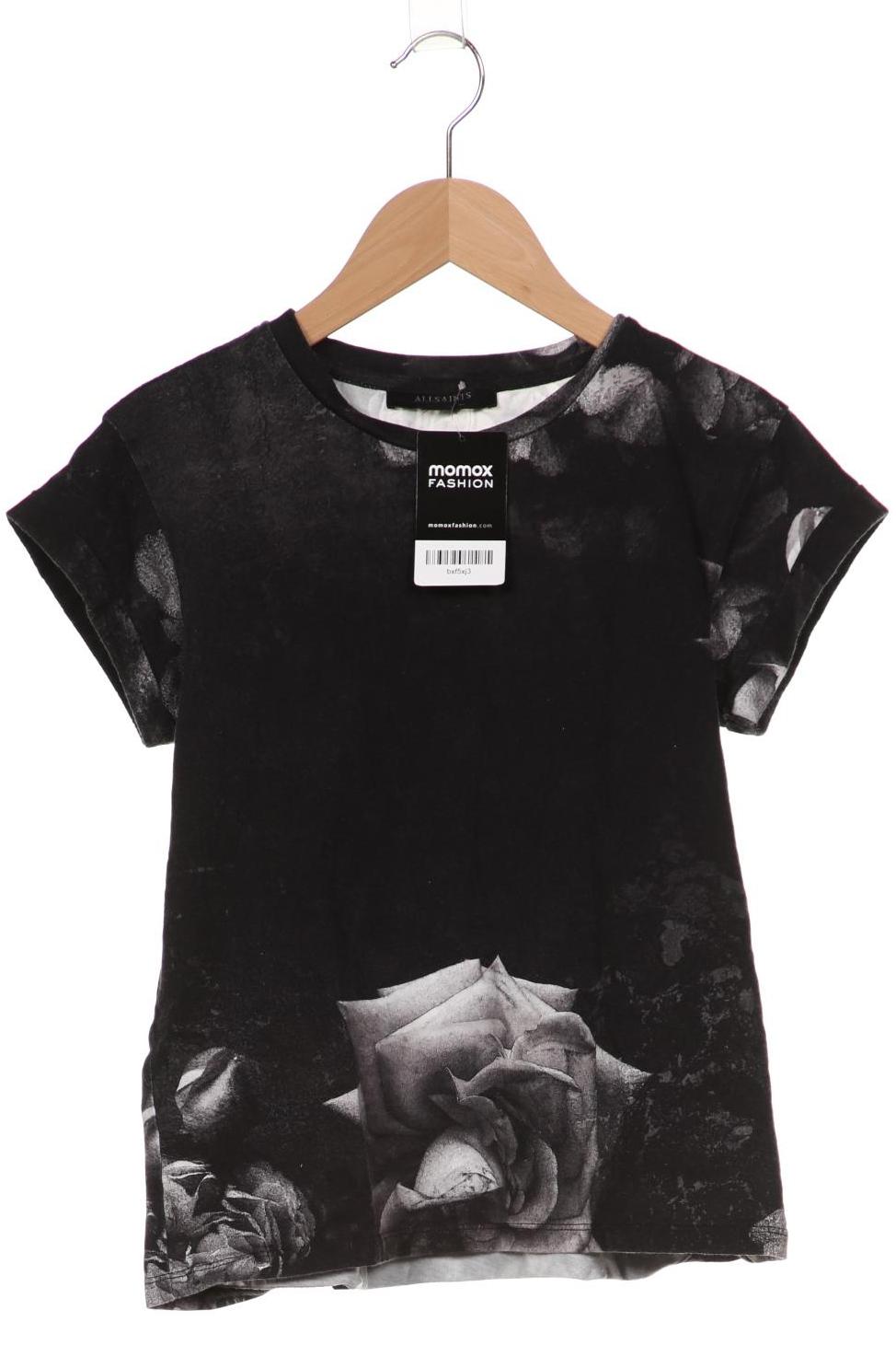 

All Saints Damen T-Shirt, schwarz, Gr. 34