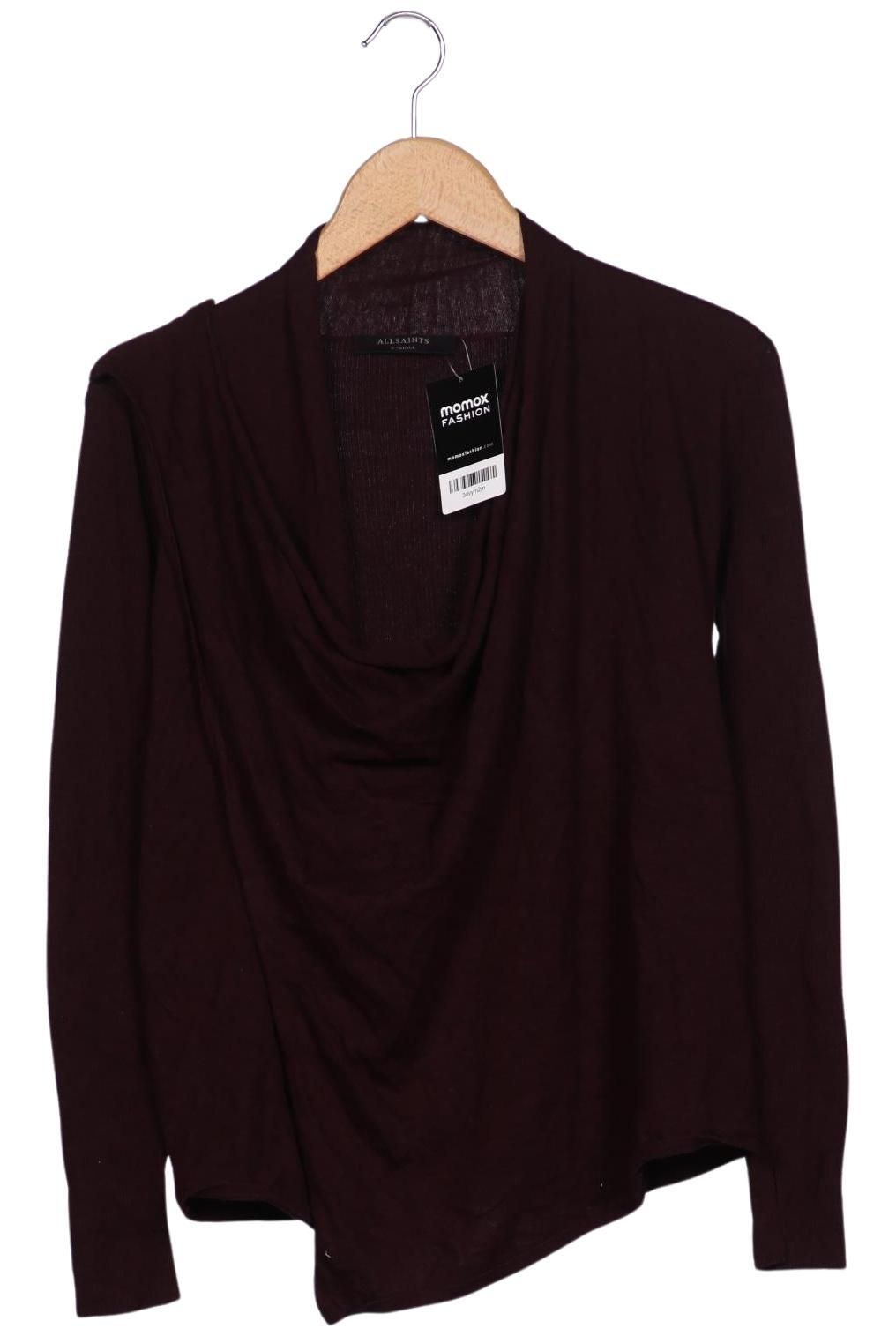 

All Saints Damen Strickjacke, bordeaux, Gr. 34