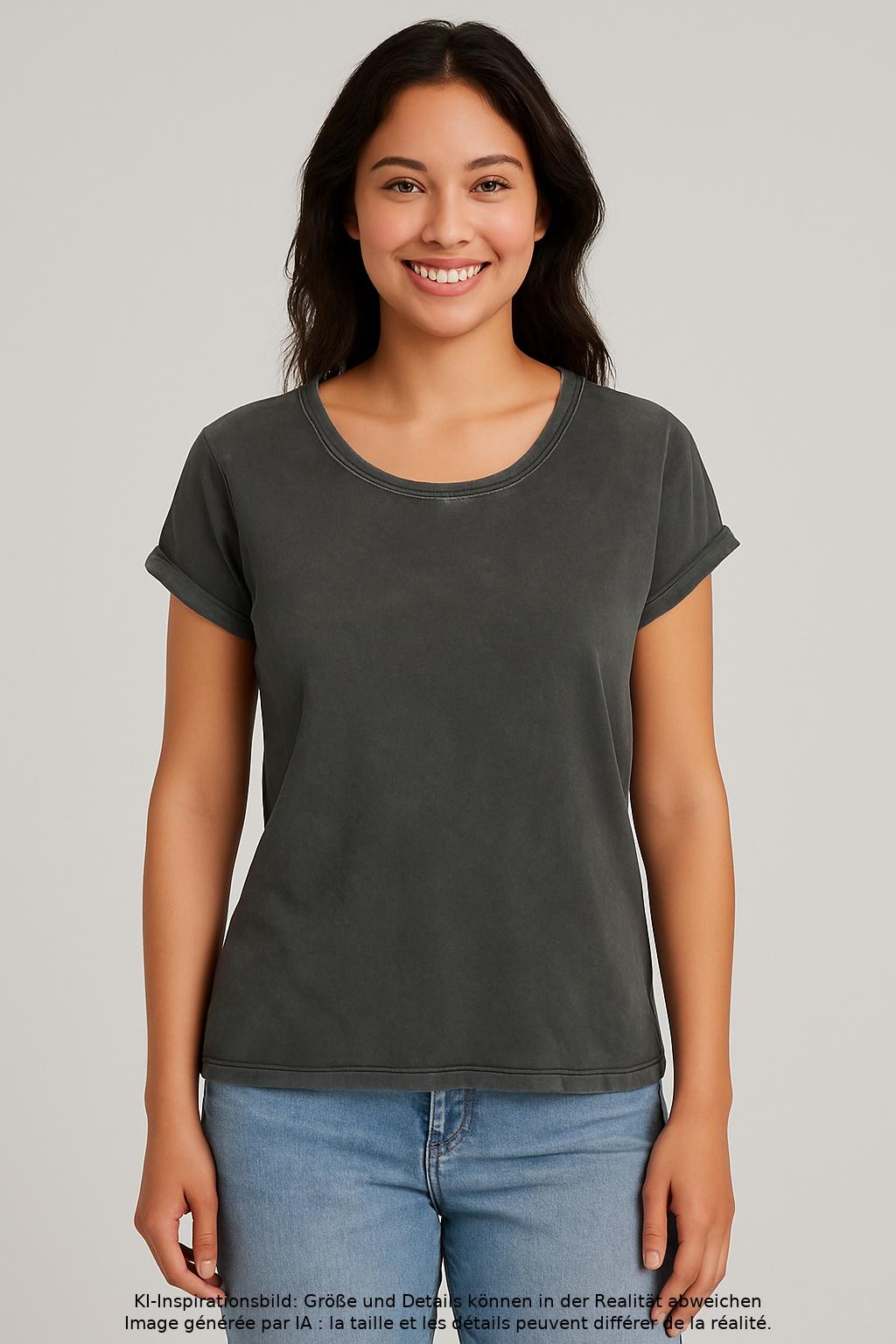 

All Saints Damen T-Shirt, grau, Gr. 36