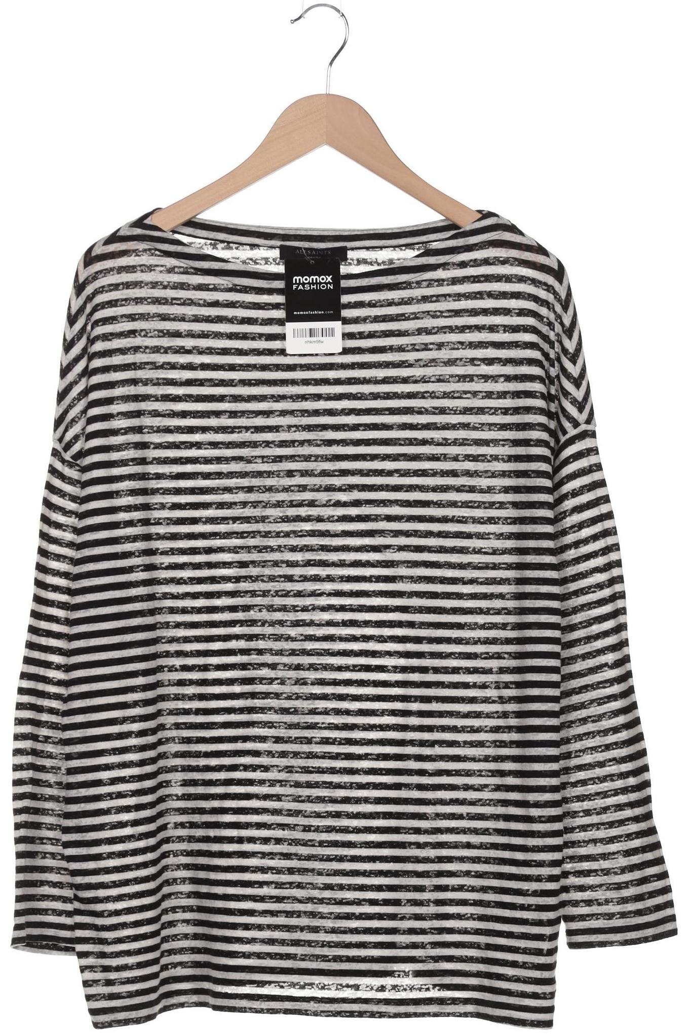 

All Saints Damen Langarmshirt, schwarz, Gr. 38
