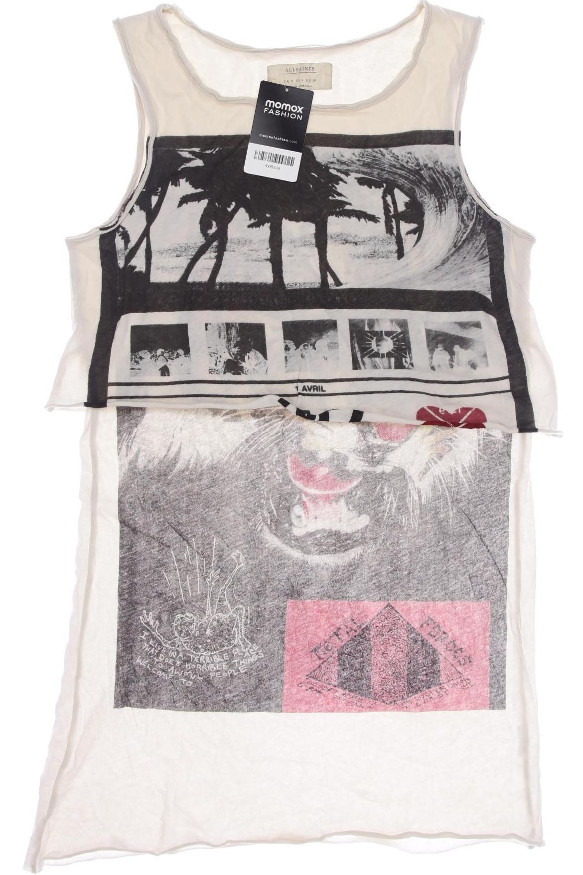 

All Saints Damen Top, cremeweiß, Gr. 36