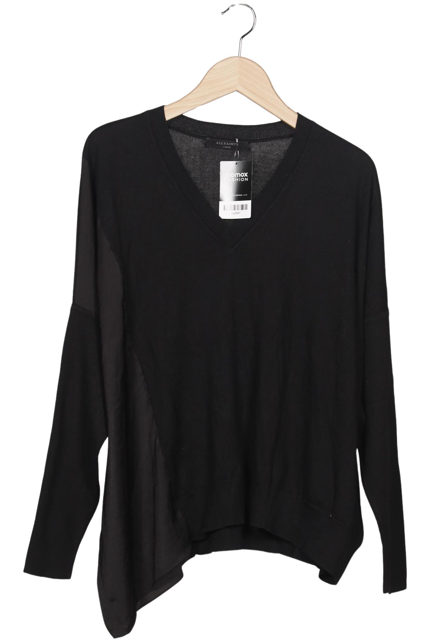 

All Saints Damen Pullover, schwarz, Gr. 42