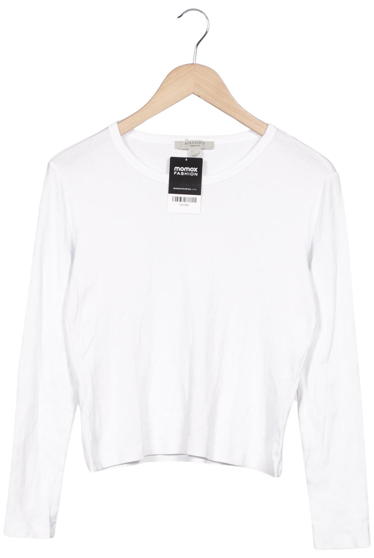 

All Saints Damen Langarmshirt, weiß, Gr. 38