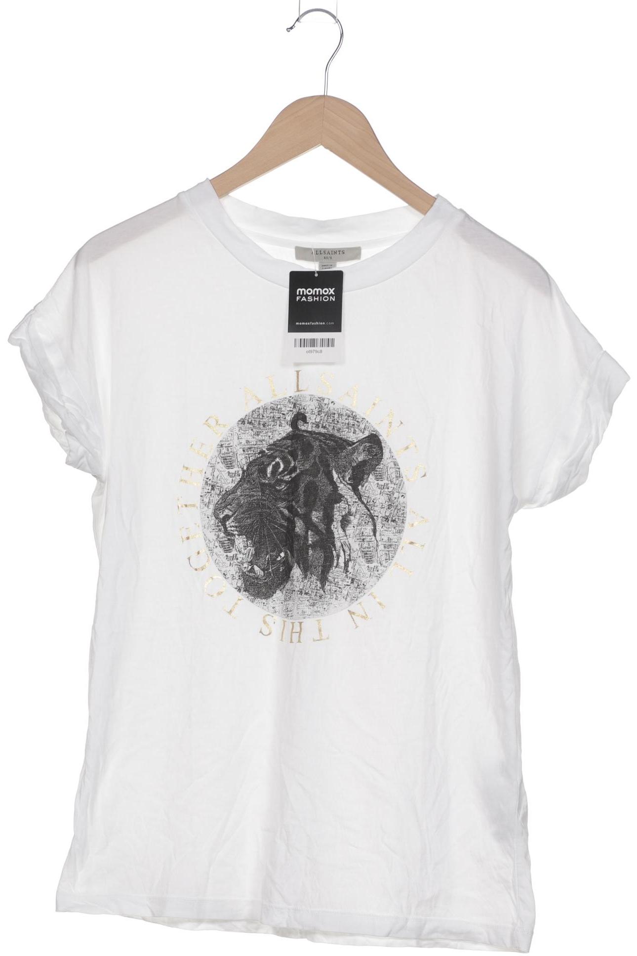 

All Saints Damen T-Shirt, weiß, Gr. 34