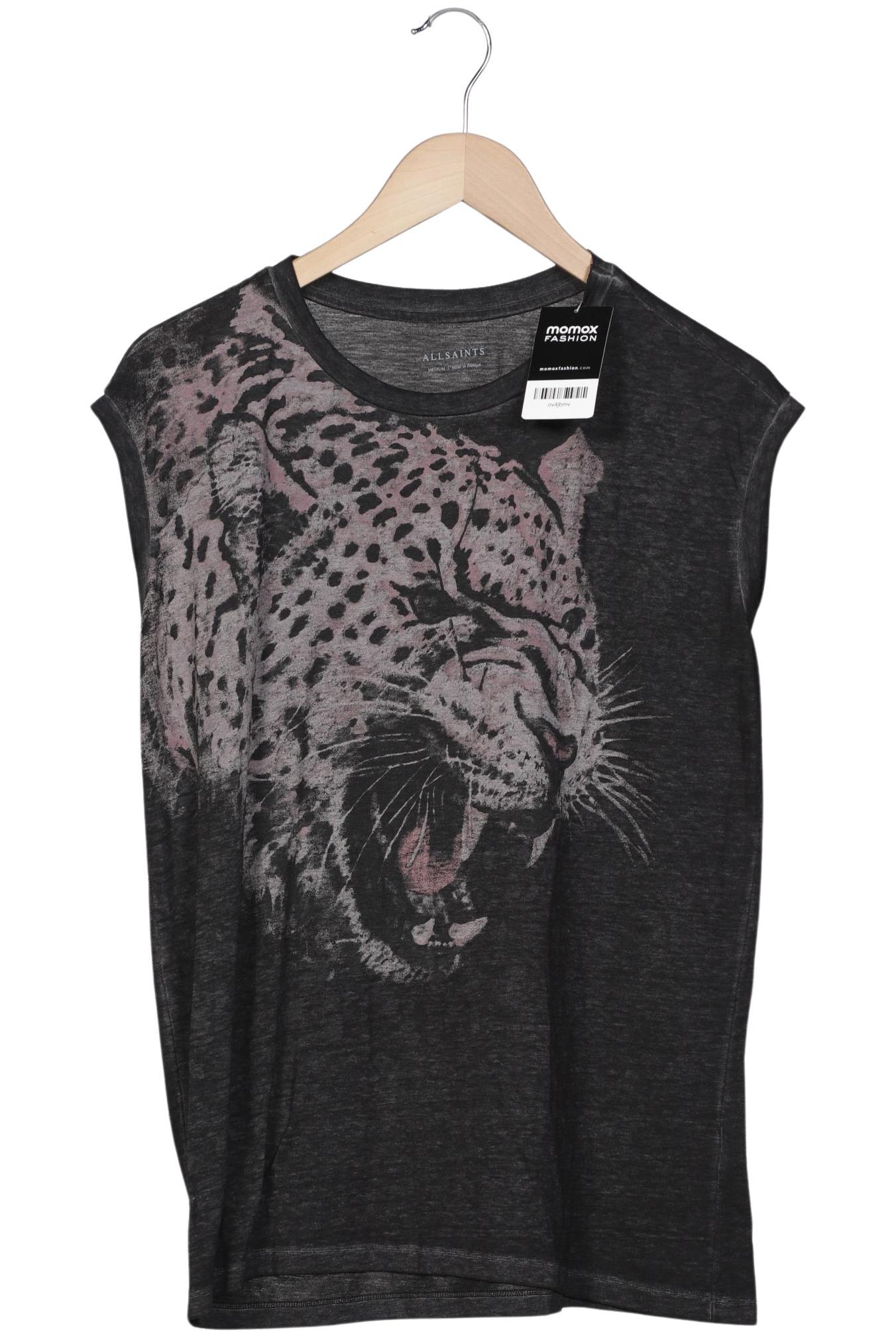 

All Saints Damen T-Shirt, schwarz, Gr. 38