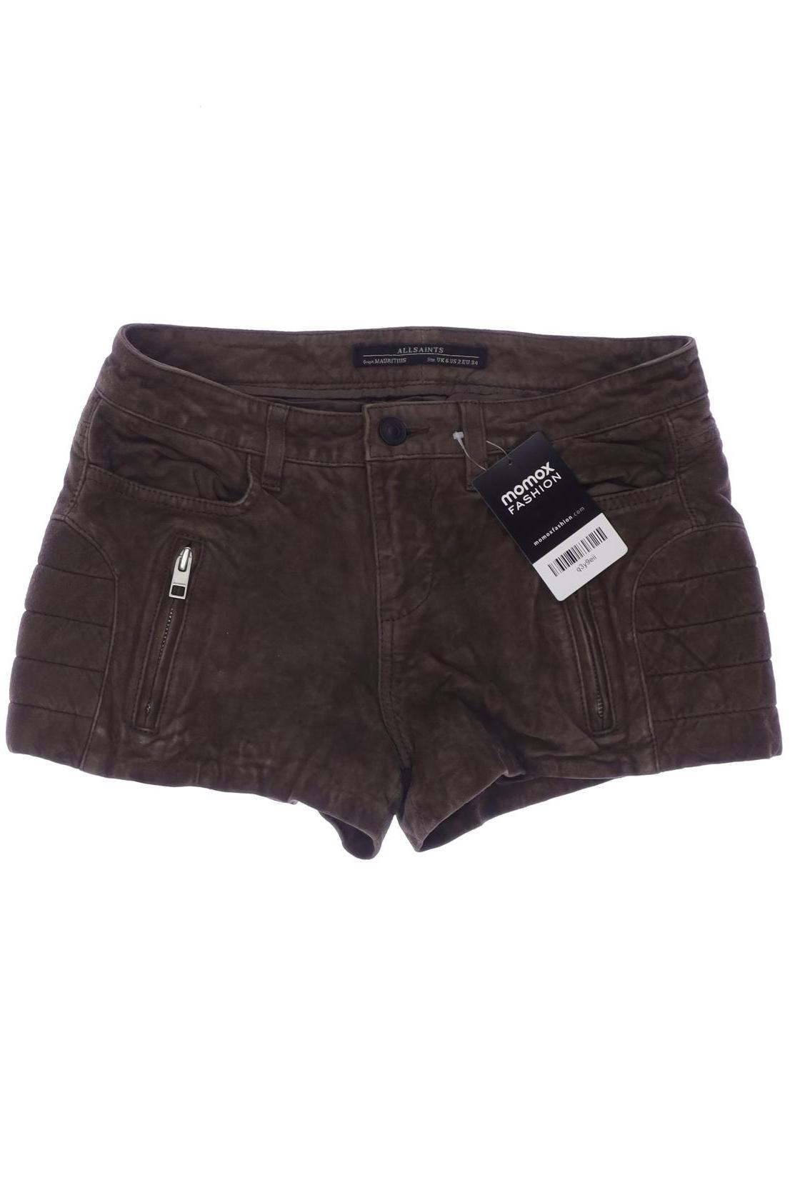 

All Saints Damen Shorts, braun, Gr. 34