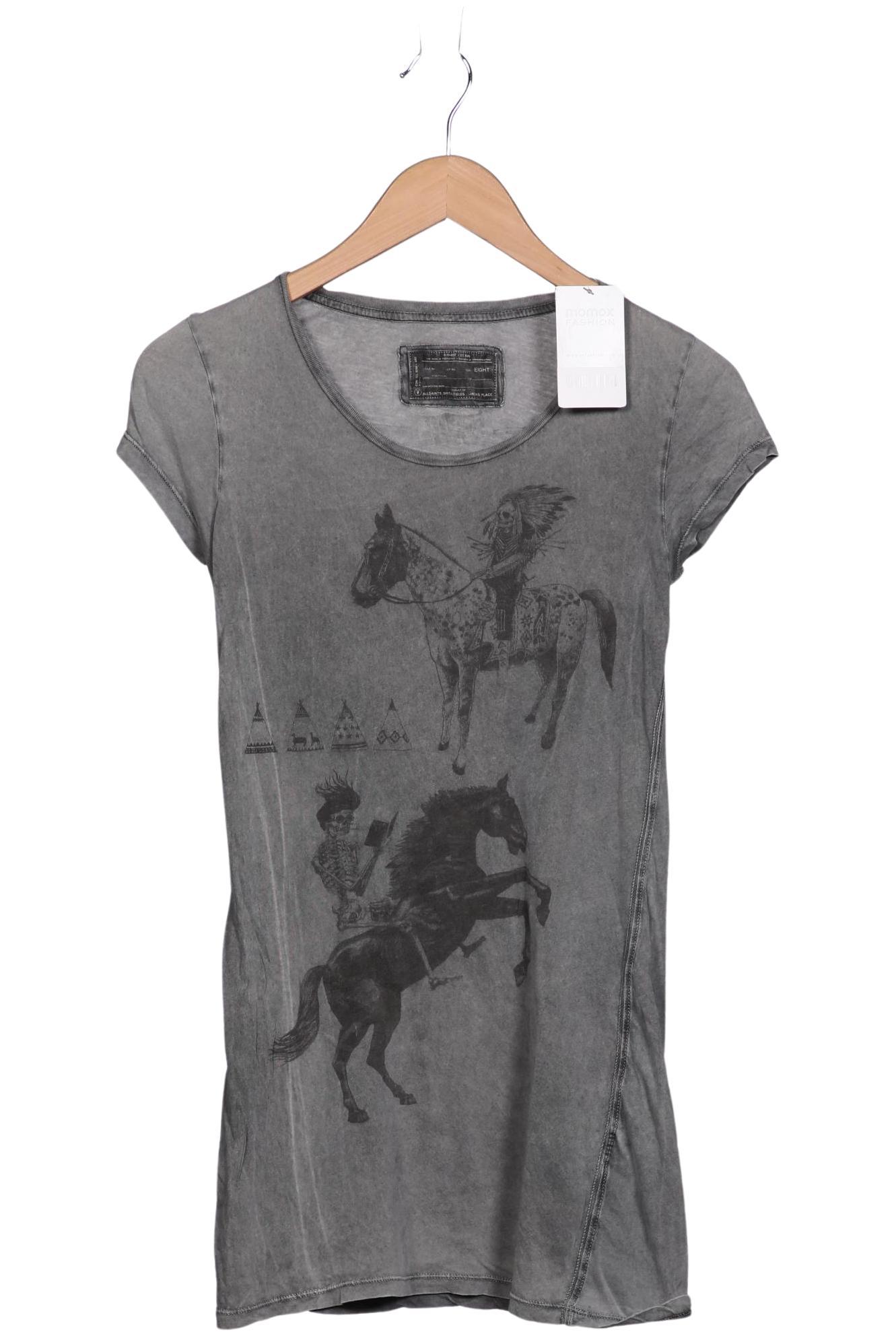 

All Saints Damen T-Shirt, grau, Gr. 34