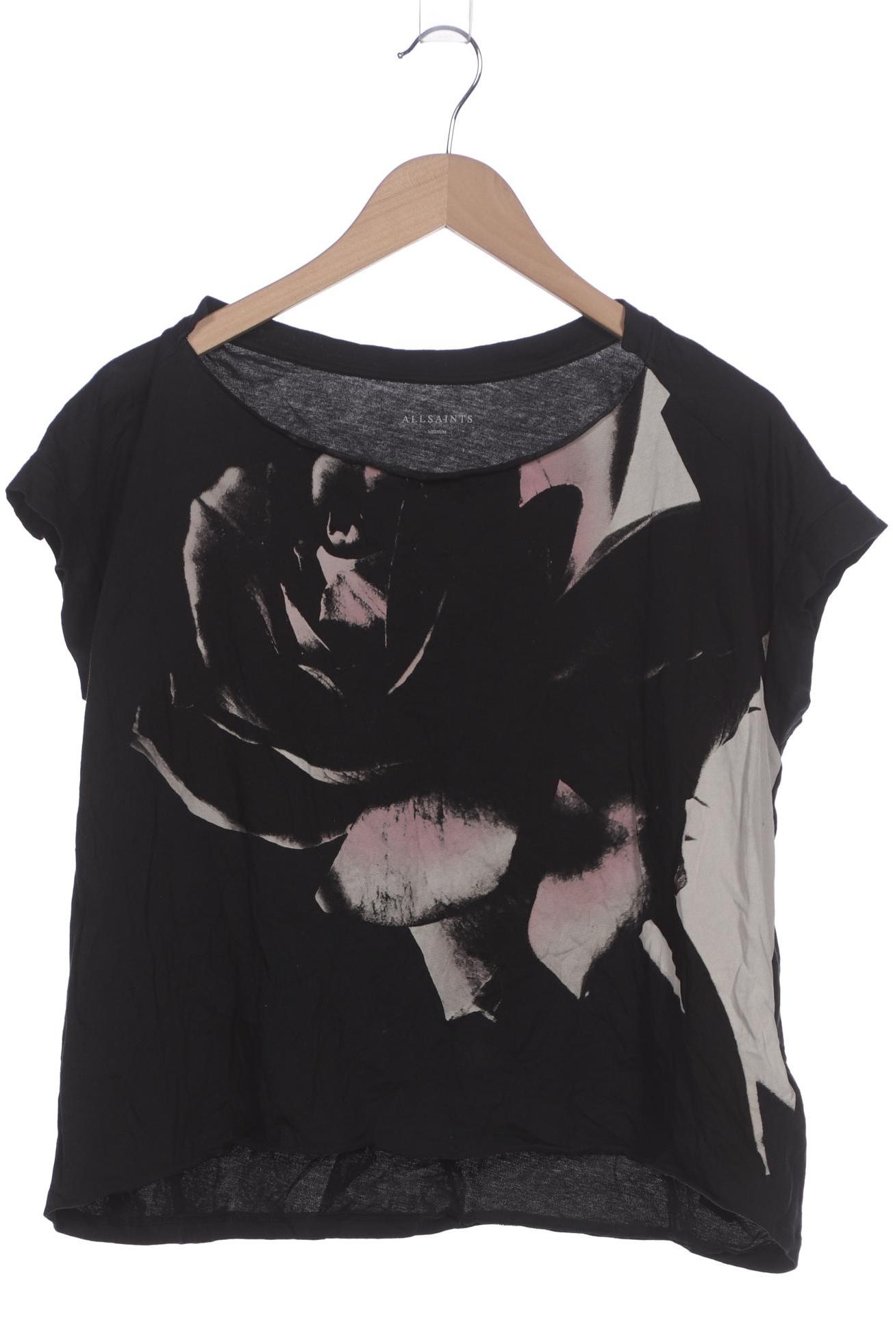 

All Saints Damen T-Shirt, schwarz, Gr. 38