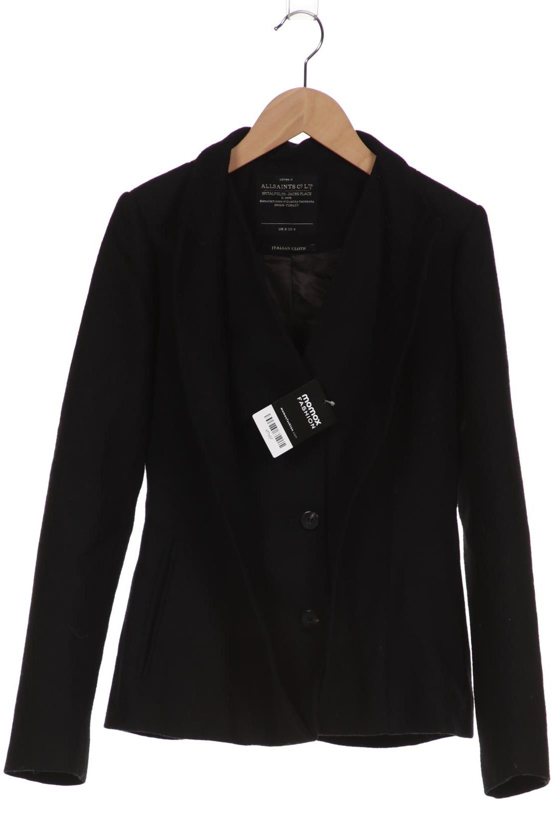 

All Saints Damen Blazer, schwarz, Gr. 8