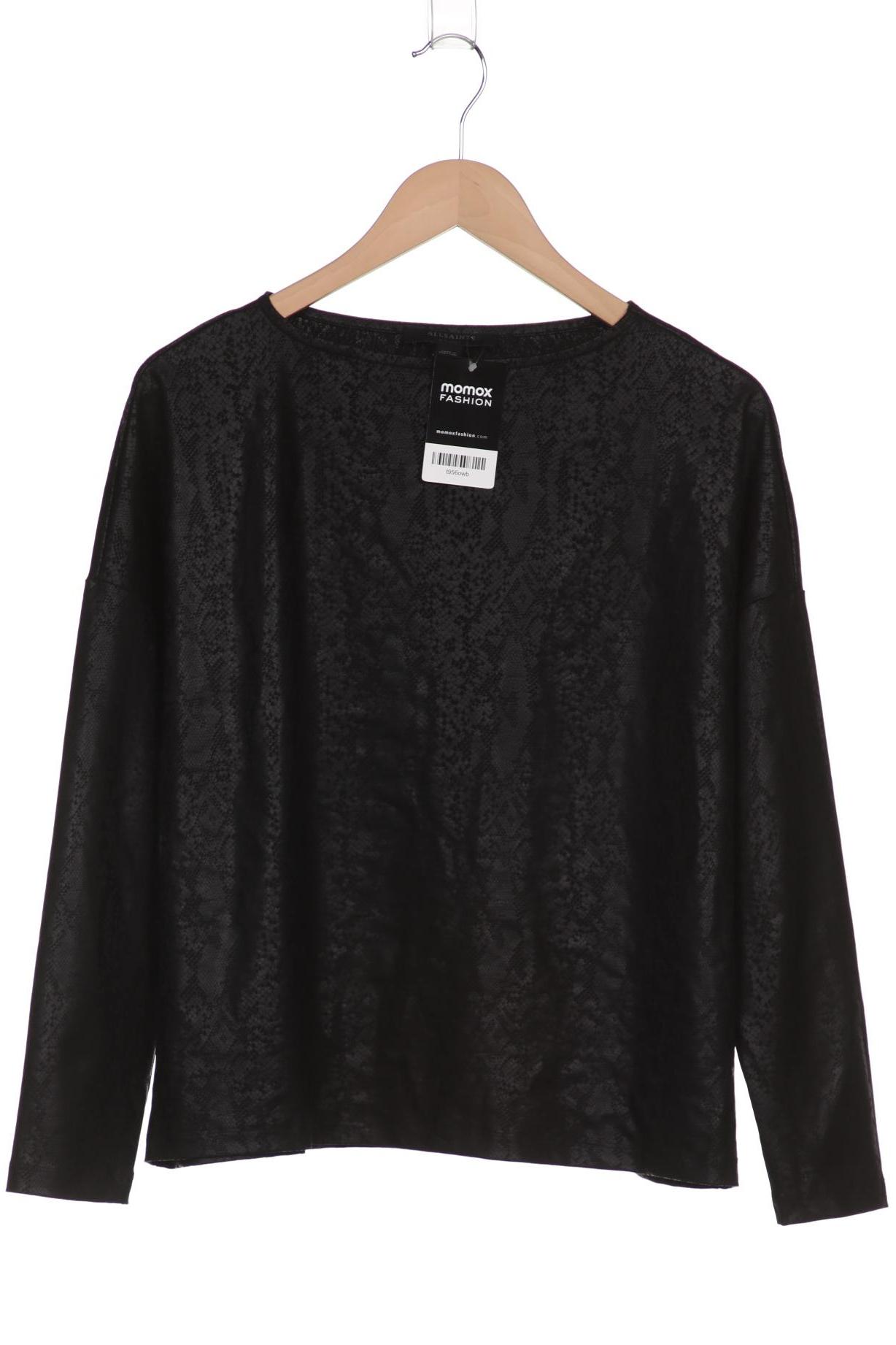 

All Saints Damen Langarmshirt, schwarz