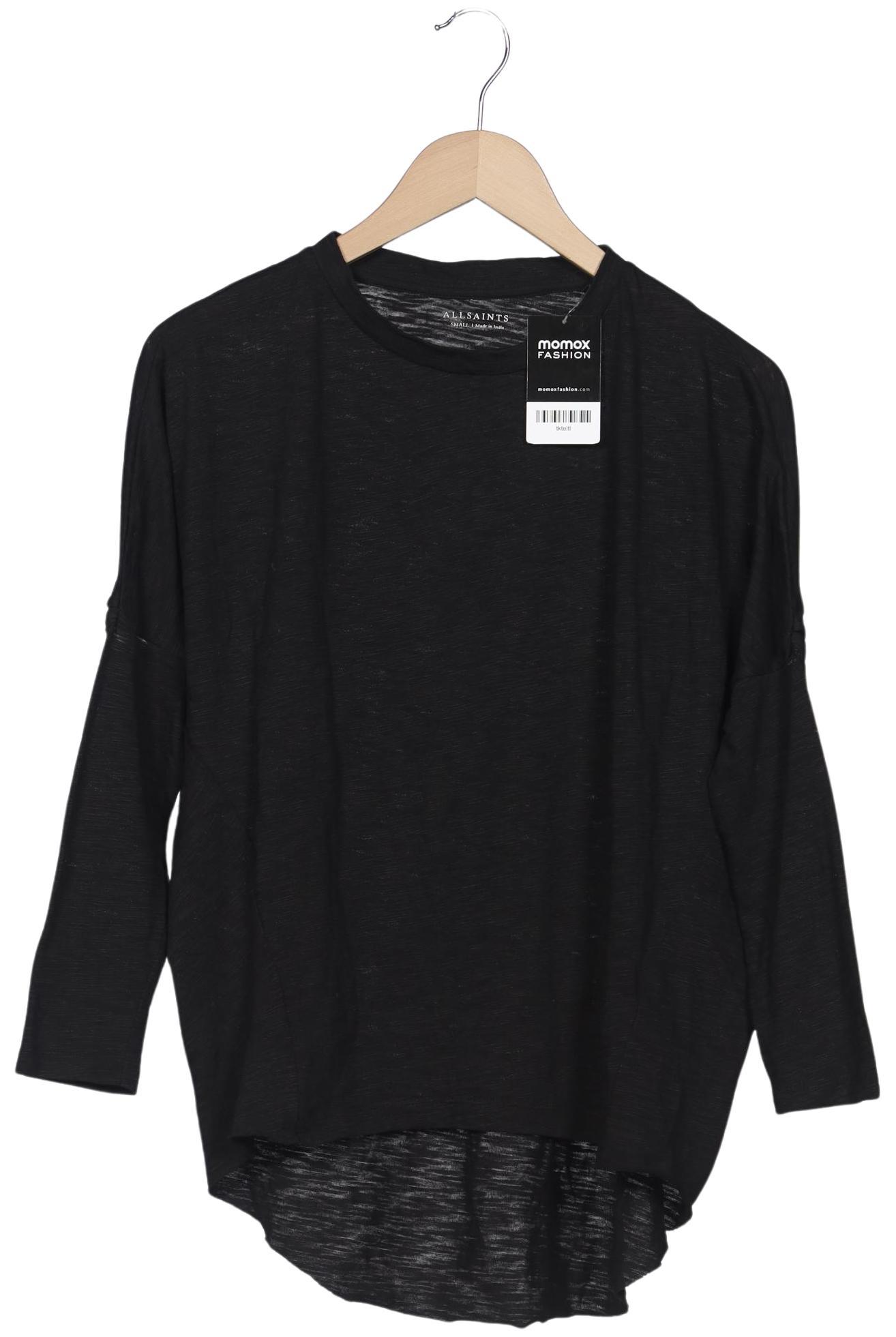 

All Saints Damen Langarmshirt, schwarz, Gr. 36