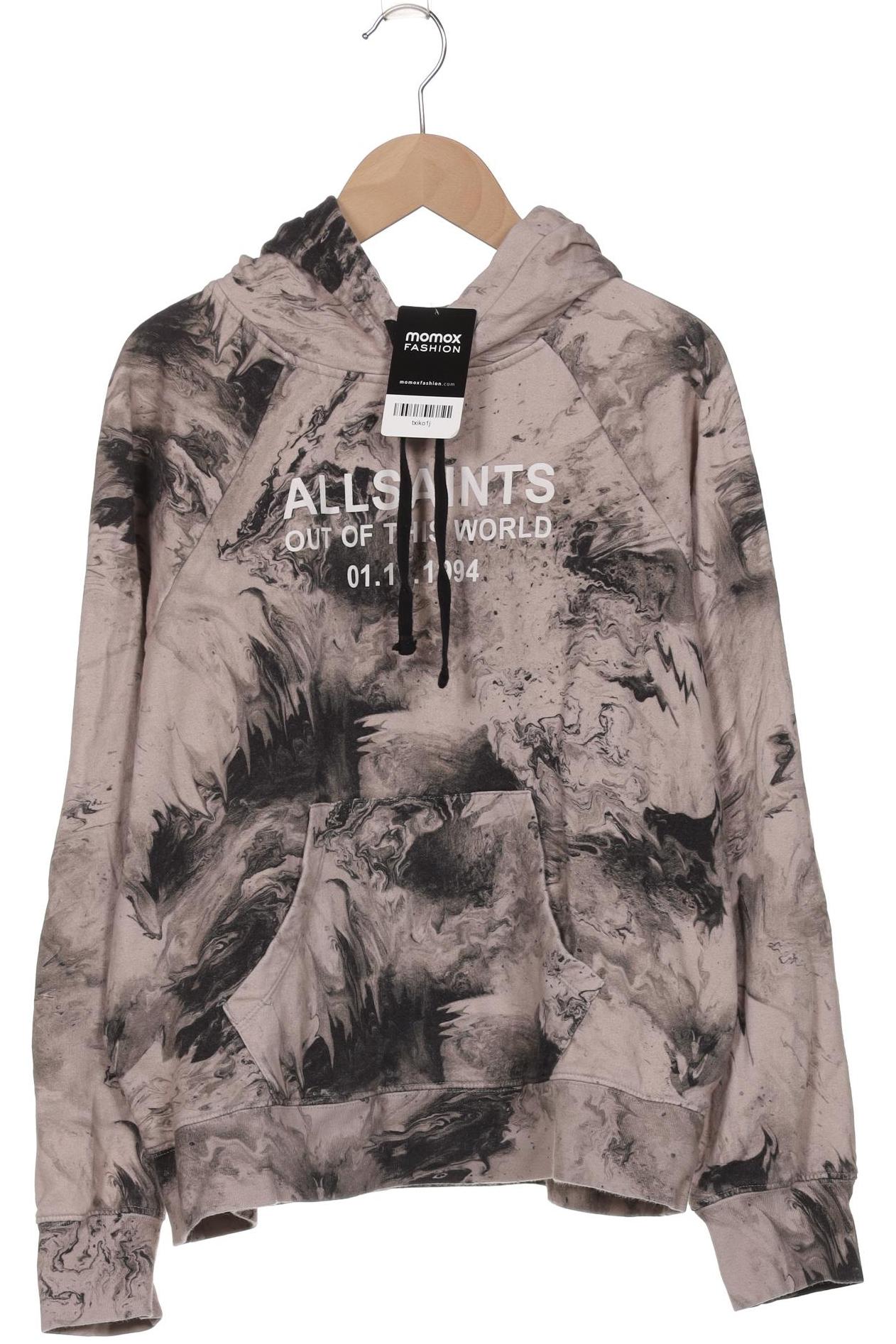 

All Saints Damen Kapuzenpullover, beige, Gr. 36