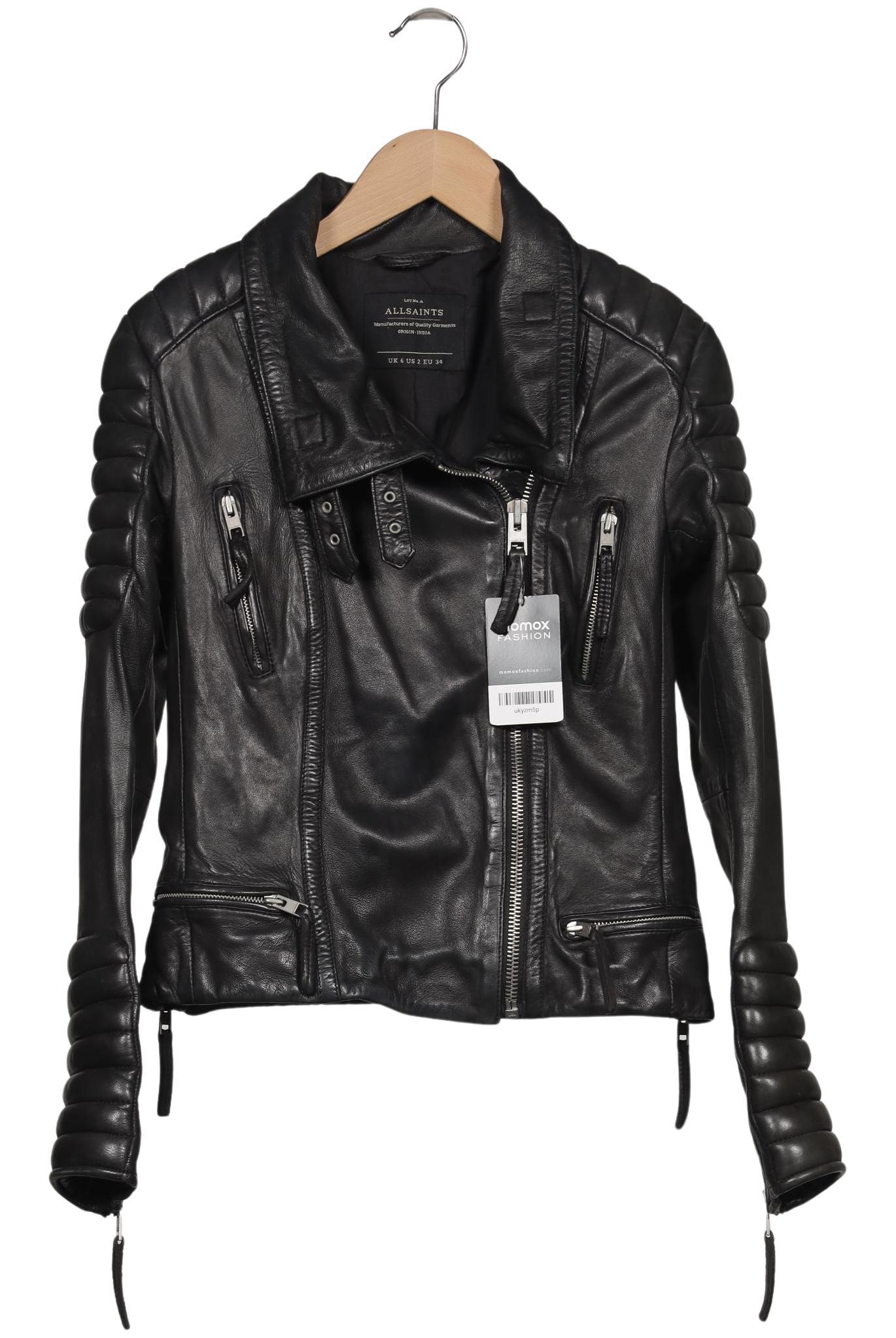 

All Saints Damen Jacke, schwarz, Gr. 34