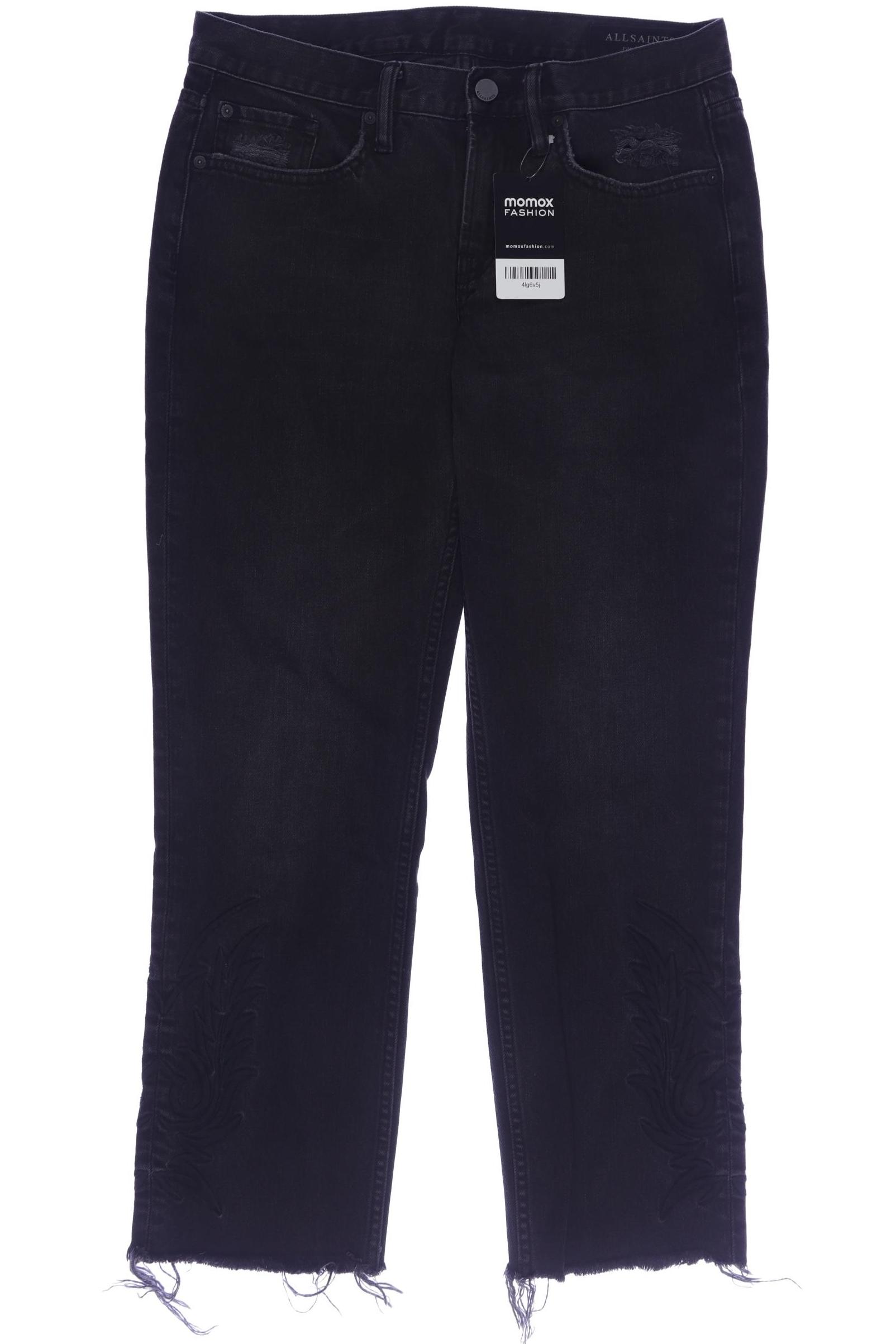 

All Saints Damen Jeans, schwarz, Gr. 27