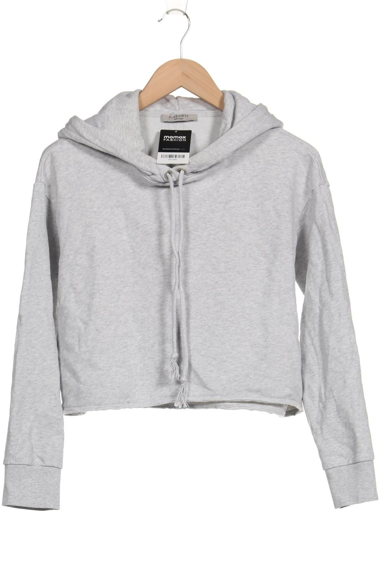 

All Saints Damen Kapuzenpullover, grau, Gr. 38