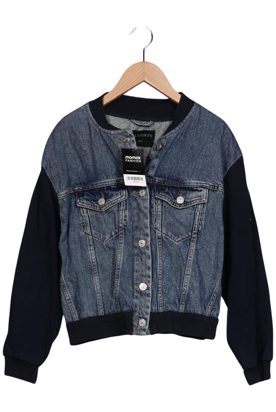 

All Saints Damen Jacke, marineblau, Gr. 34