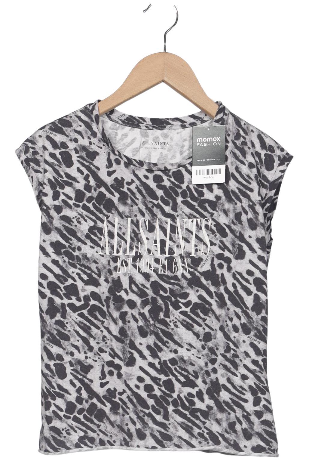 

All Saints Damen T-Shirt, grau, Gr. 36