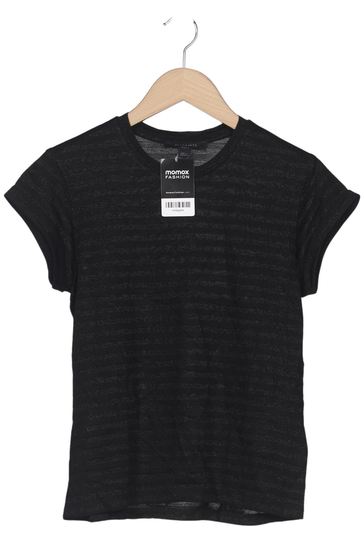 

All Saints Damen T-Shirt, schwarz, Gr. 36