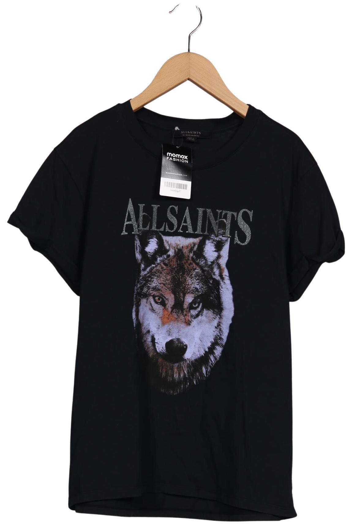 

All Saints Damen T-Shirt, schwarz, Gr. 42