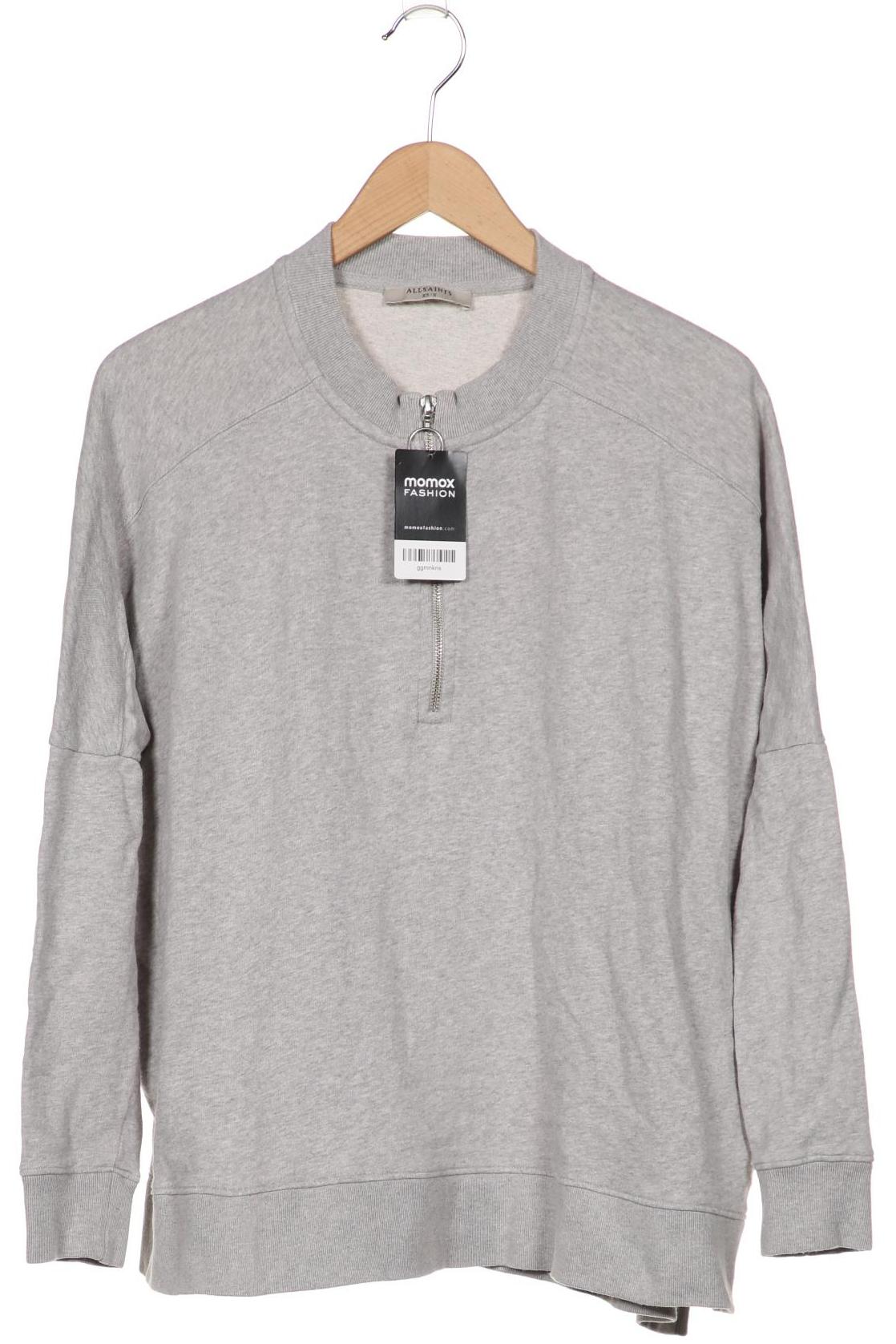 

All Saints Damen Sweatshirt, grau, Gr. 34