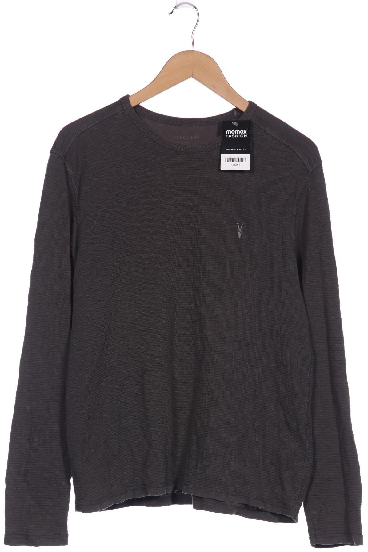 

All Saints Herren Langarmshirt, grau, Gr. 54