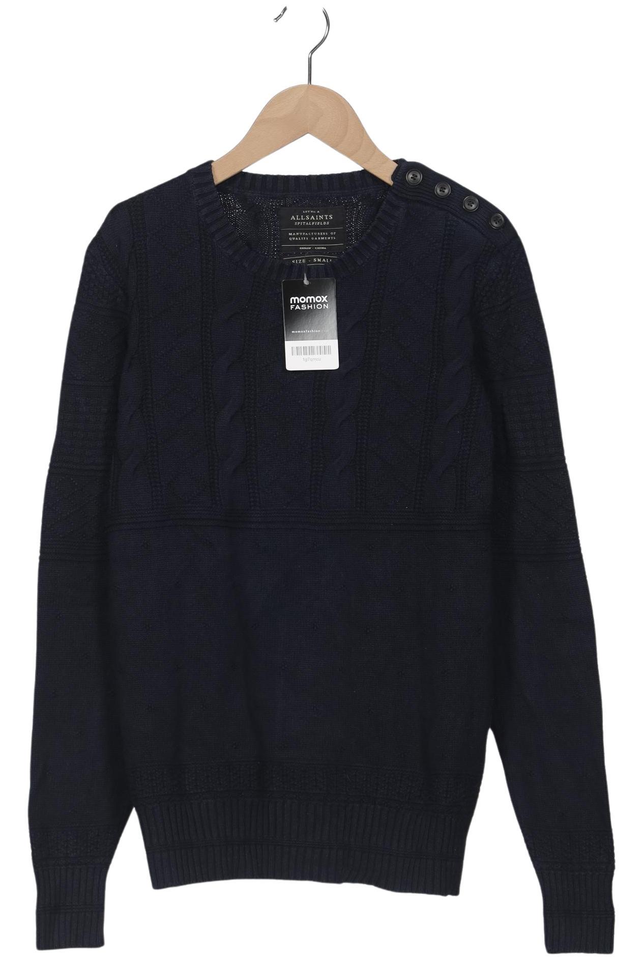 Thumbnail - All Saints Herren Pullover, marineblau, Gr. 46