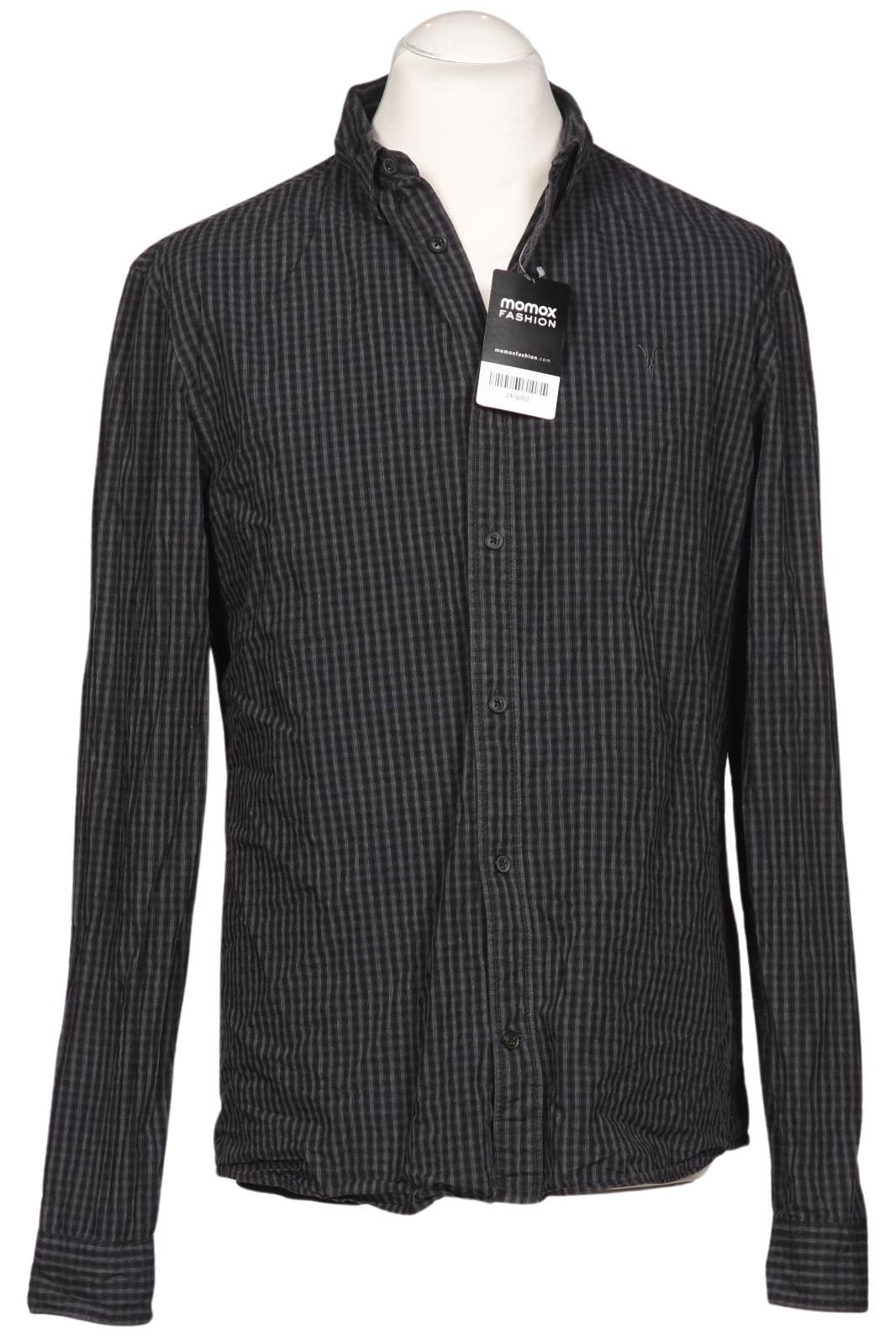 

All Saints Herren Hemd, grau, Gr. 52