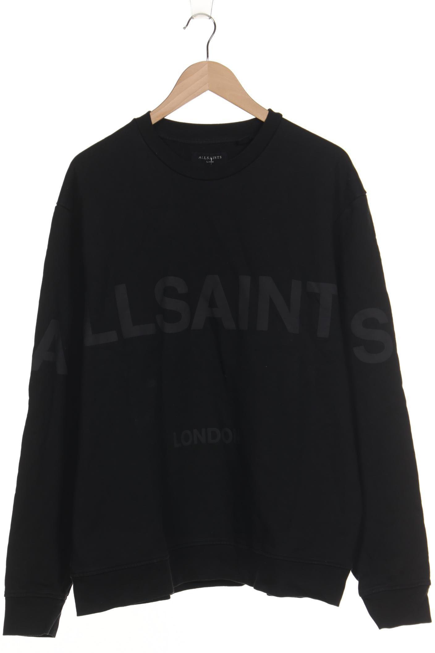 

All Saints Herren Sweatshirt, schwarz, Gr. 52