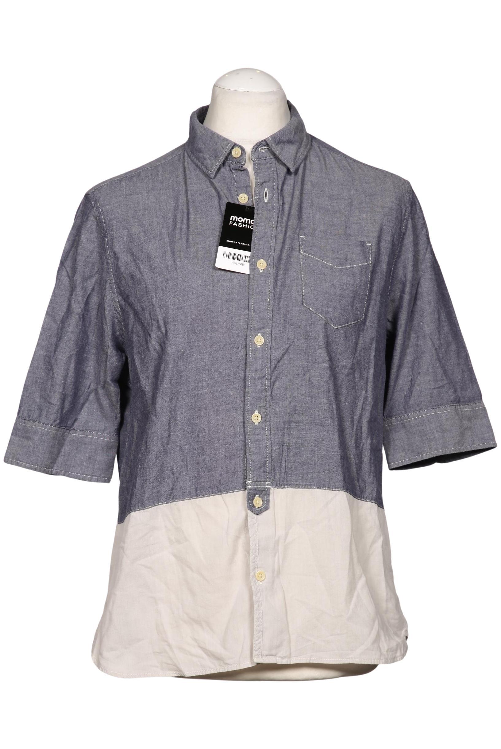 

All Saints Herren Hemd, blau, Gr. 52