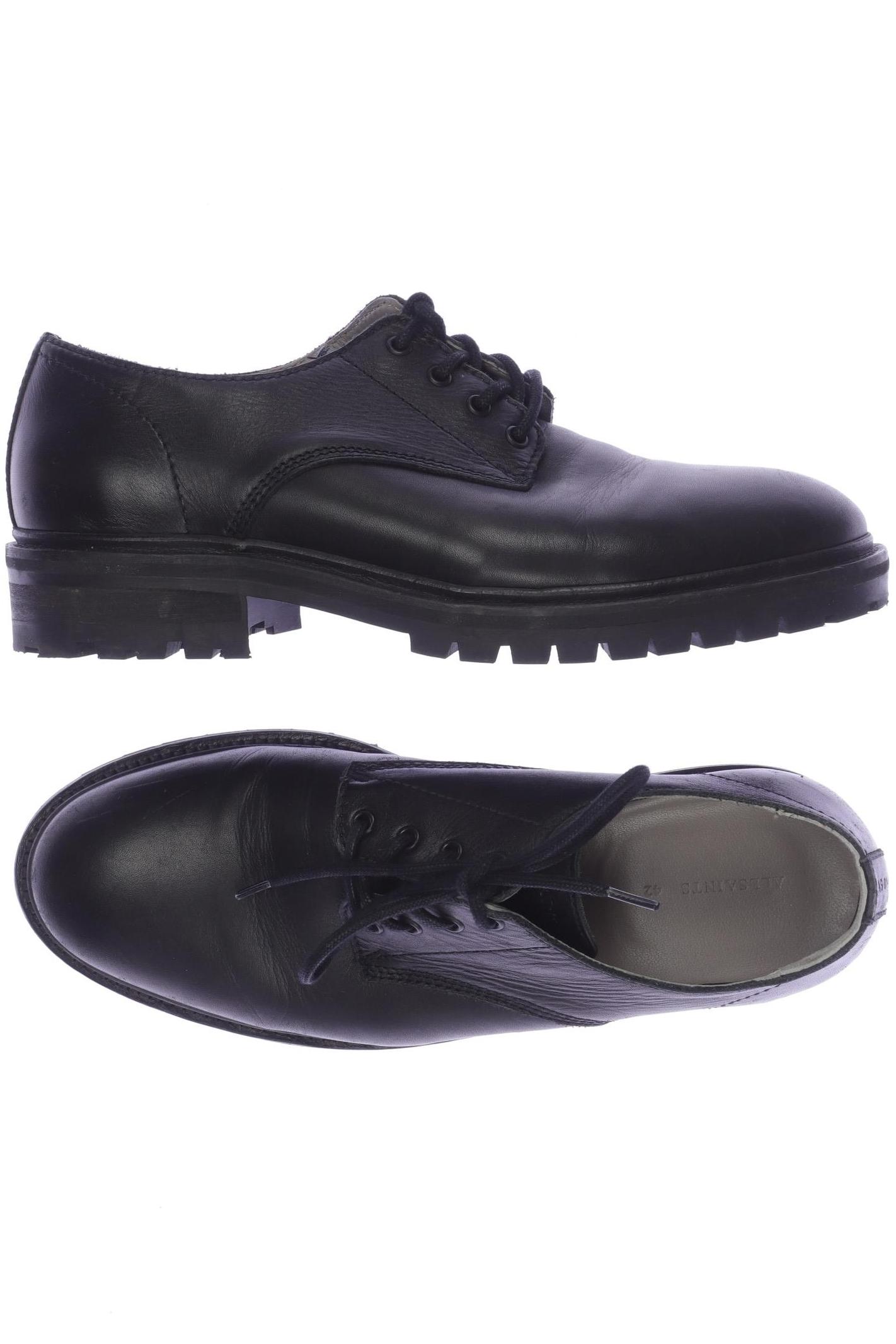 

All Saints Herren Halbschuh, schwarz, Gr. 42
