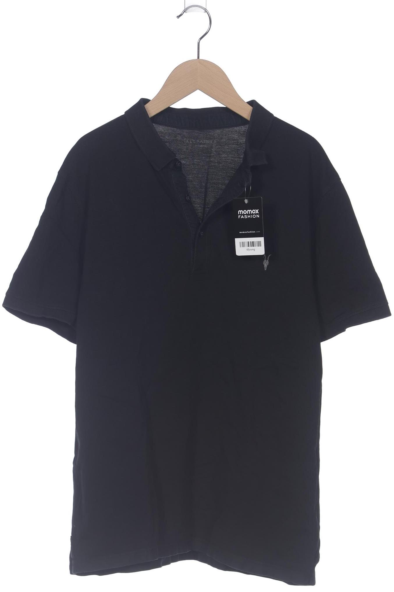 

All Saints Herren Poloshirt, schwarz, Gr. 54