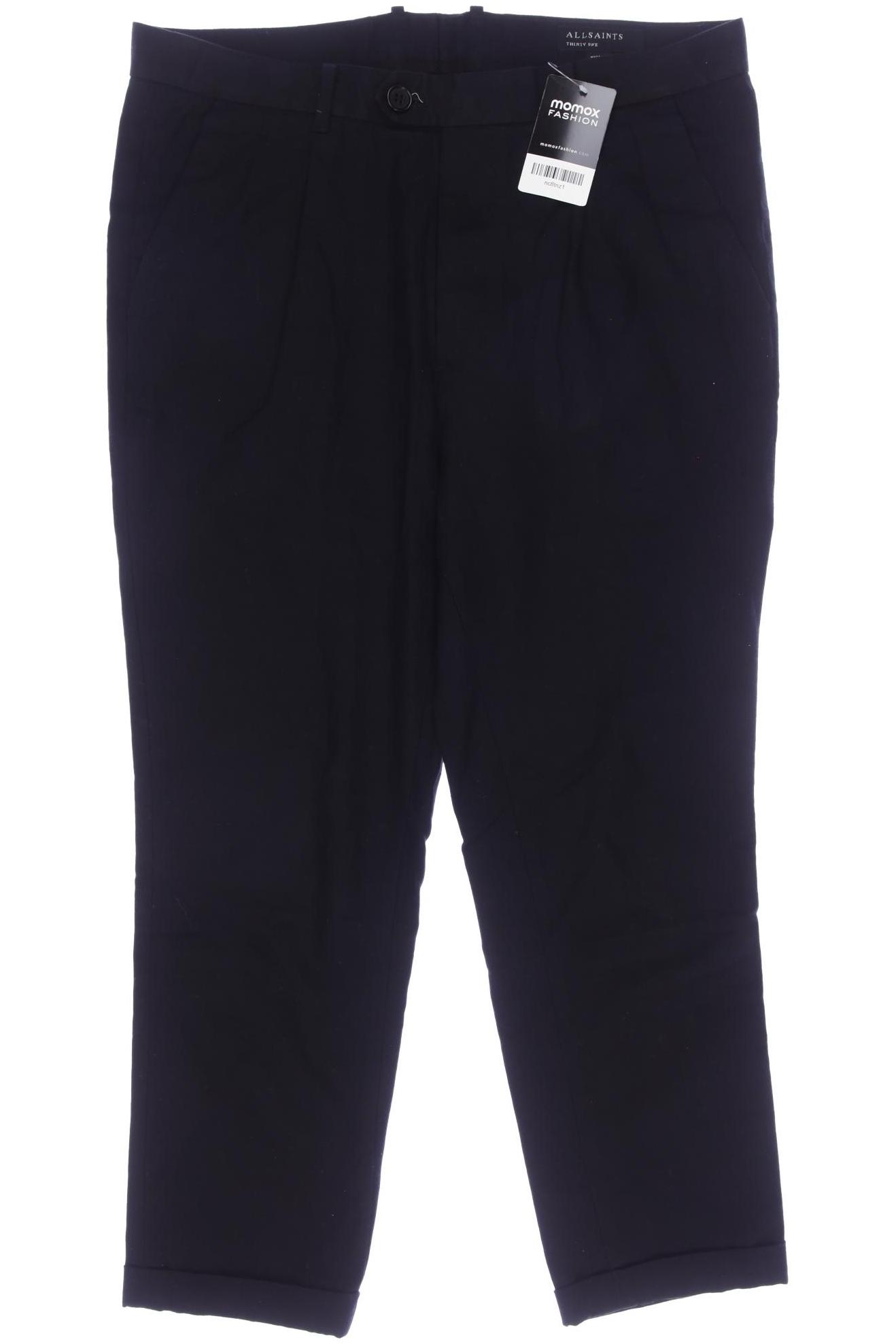 

All Saints Herren Stoffhose, schwarz, Gr. 31