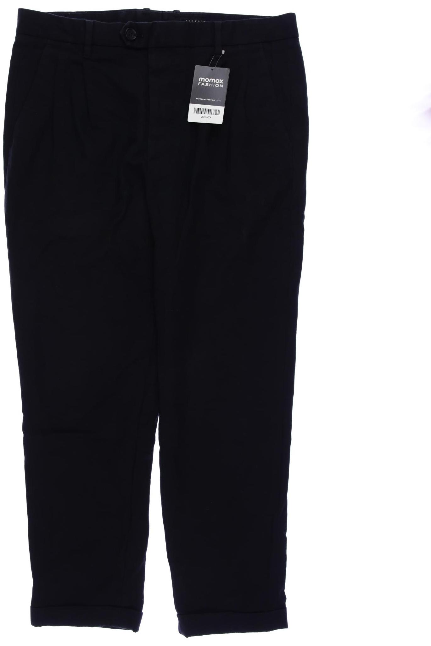 

All Saints Herren Stoffhose, schwarz, Gr. 30