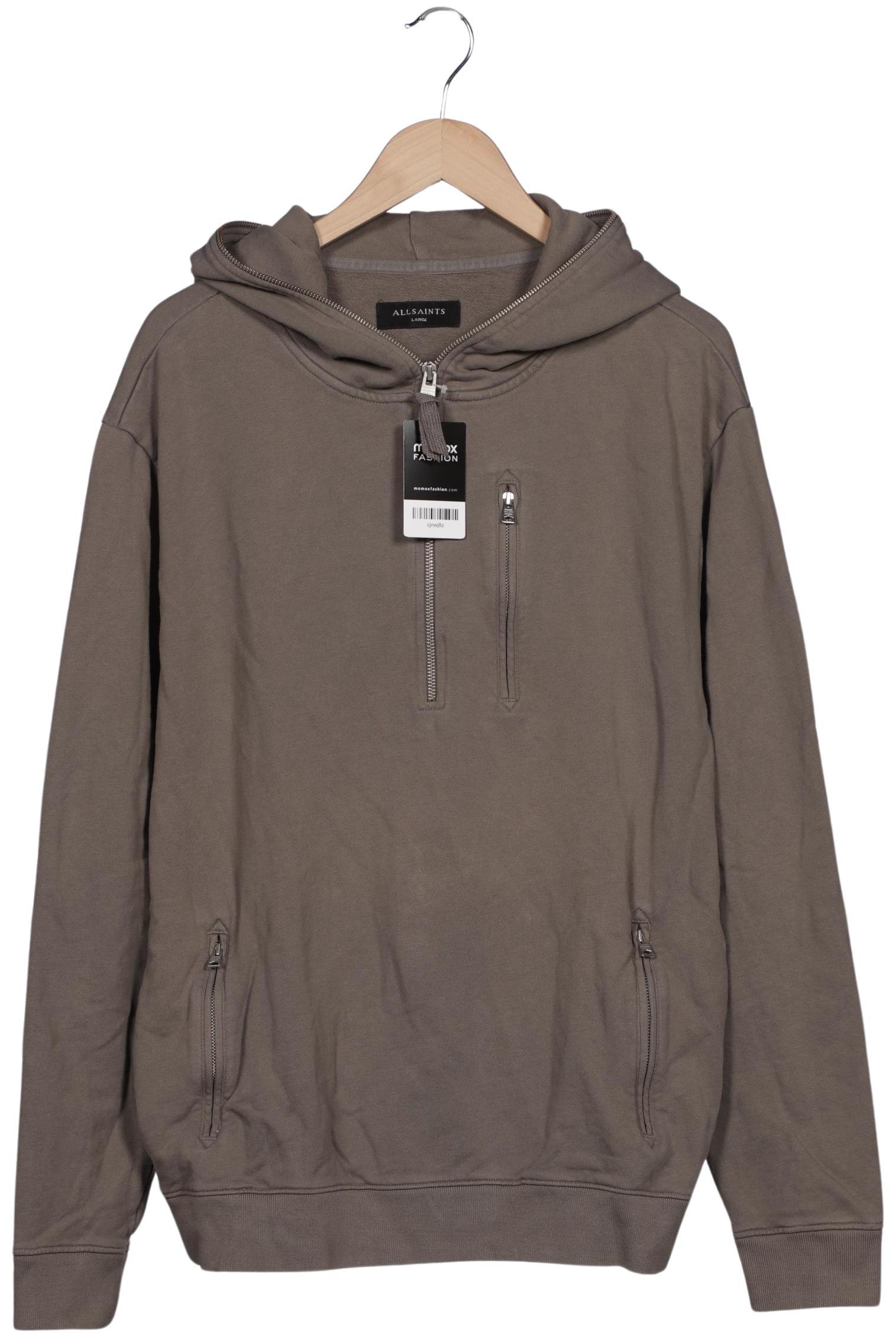 

All Saints Herren Kapuzenpullover, braun, Gr. 52