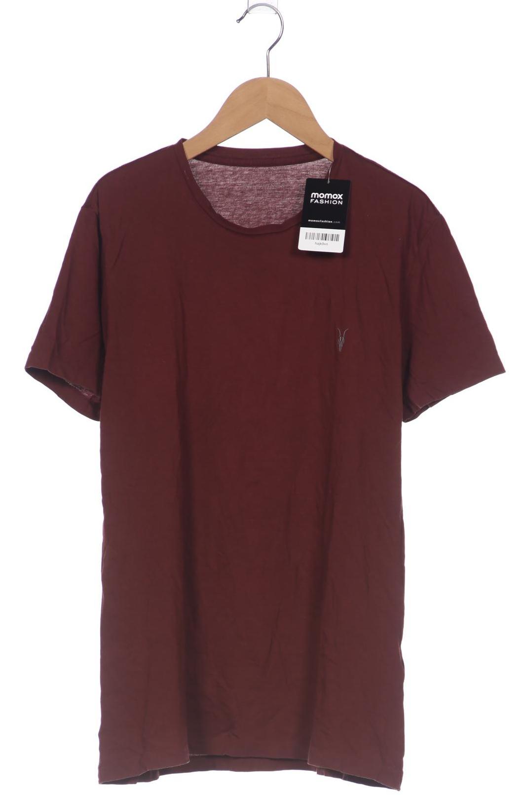 

All Saints Herren T-Shirt, bordeaux, Gr. 46