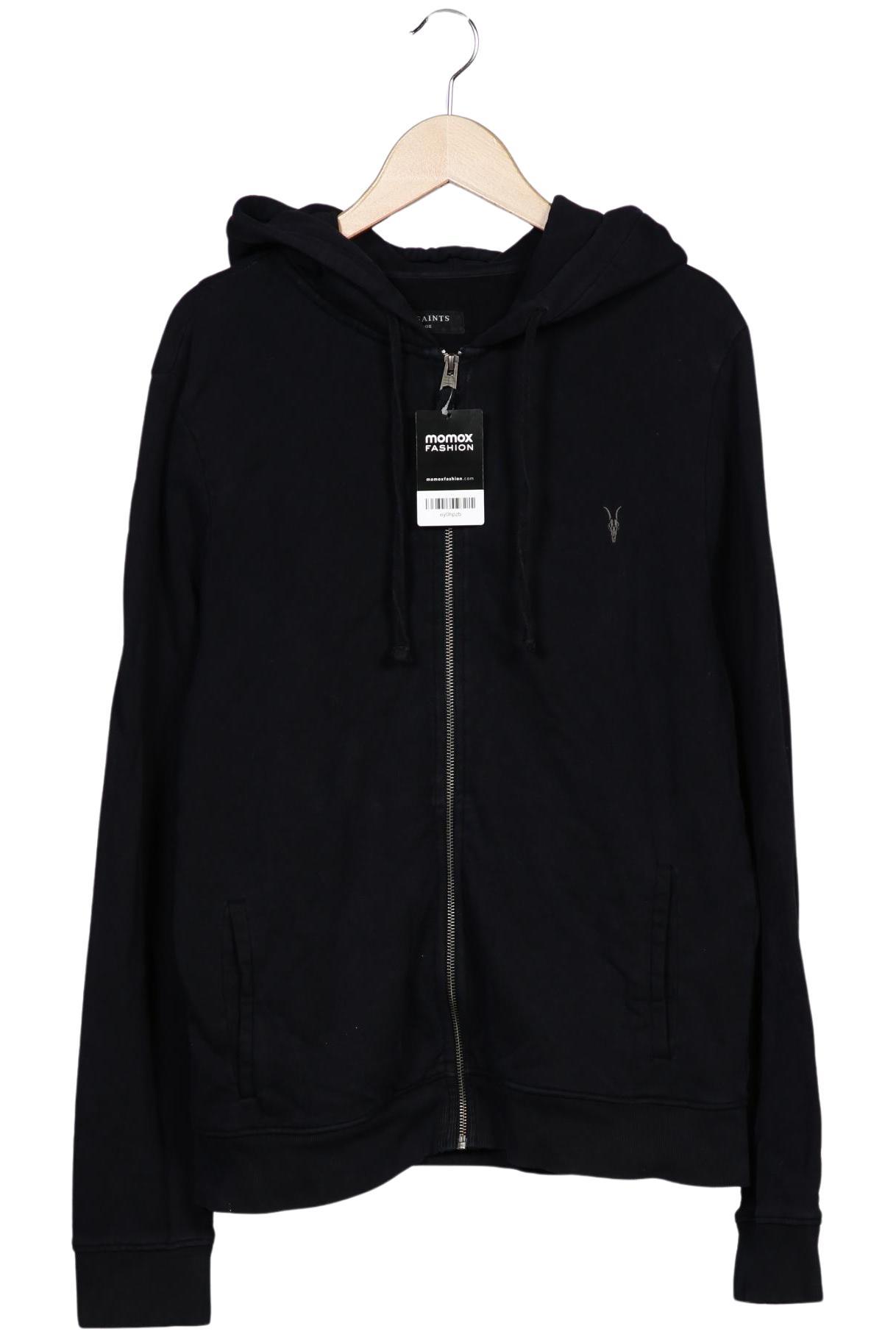 

All Saints Herren Kapuzenpullover, schwarz, Gr. 52