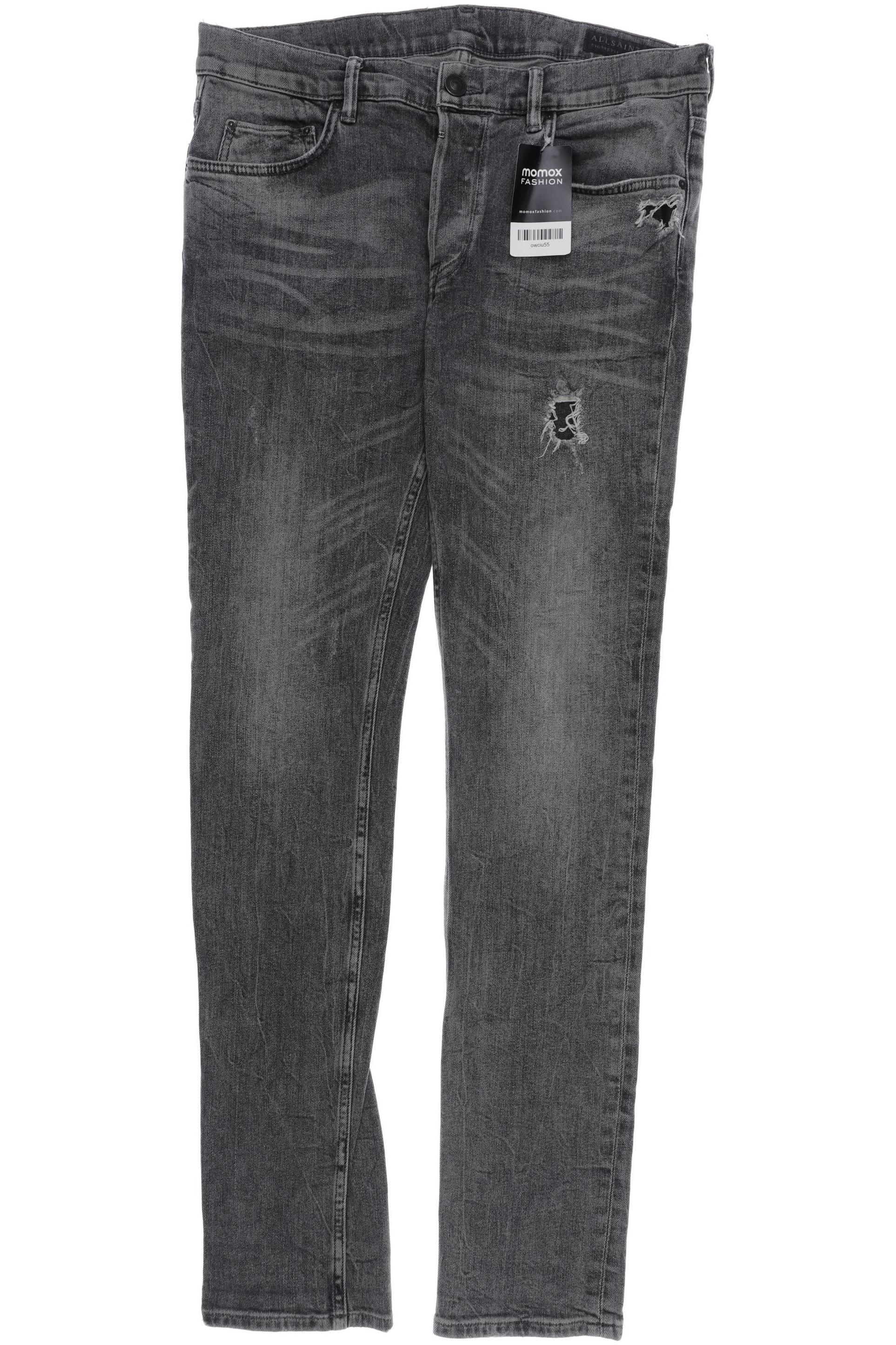 

All Saints Herren Jeans, grau, Gr. 33