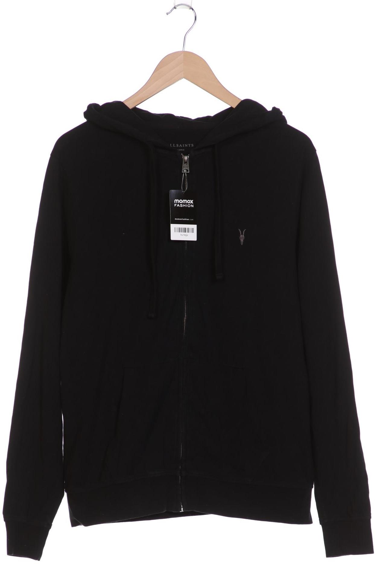 

All Saints Herren Kapuzenpullover, schwarz, Gr. 52