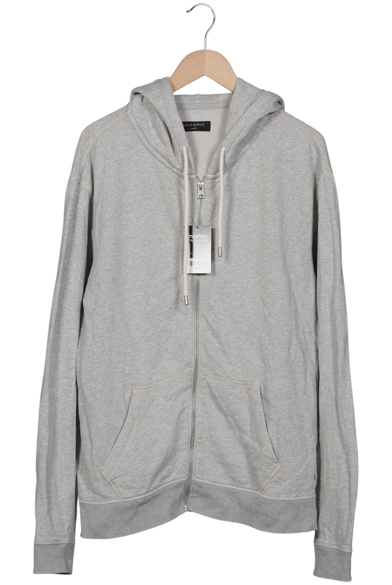 

All Saints Herren Kapuzenpullover, grau, Gr. 52