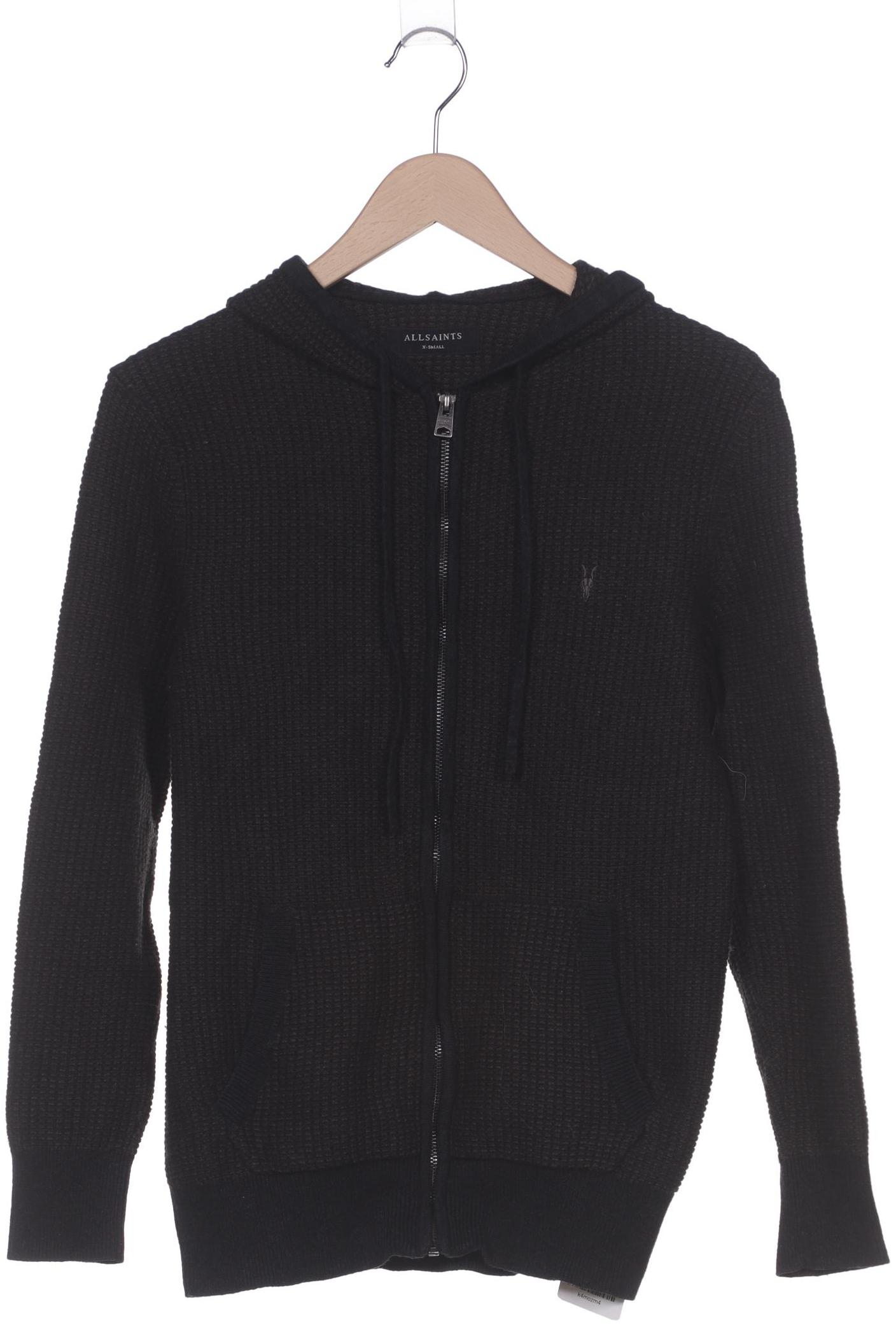 

All Saints Herren Kapuzenpullover, schwarz, Gr. 44