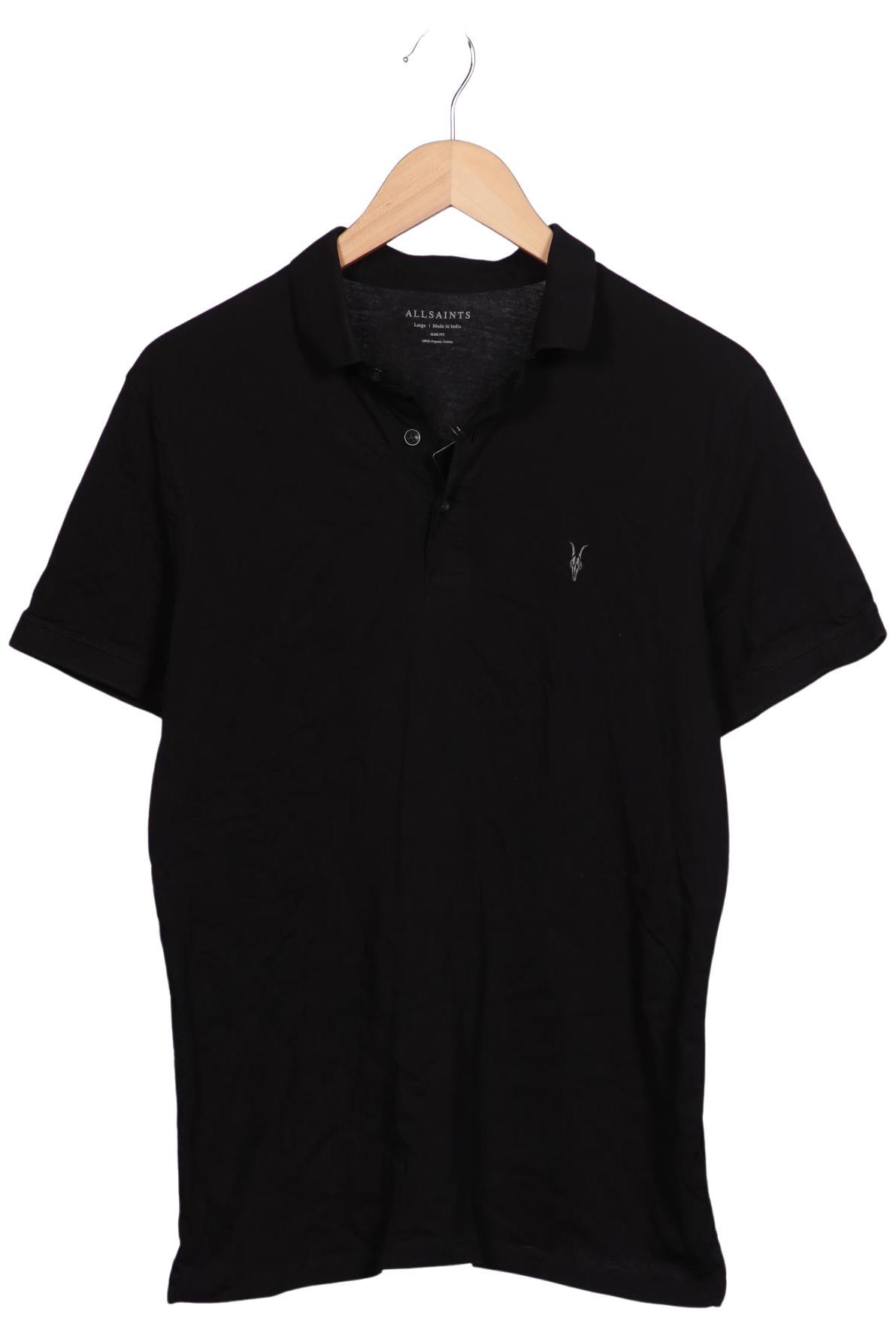 Thumbnail - All Saints Herren Poloshirt, schwarz, Gr. 52