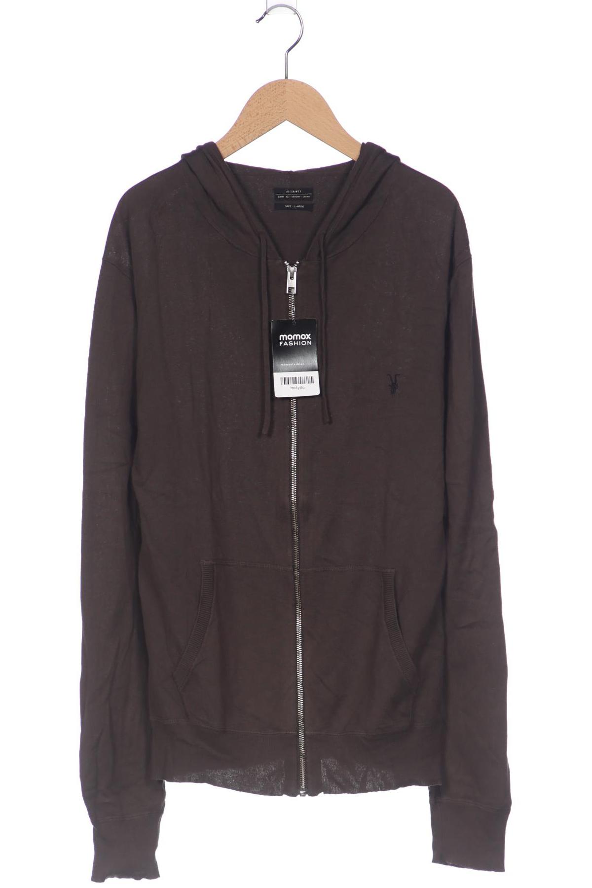 

All Saints Herren Strickjacke, braun, Gr. 52