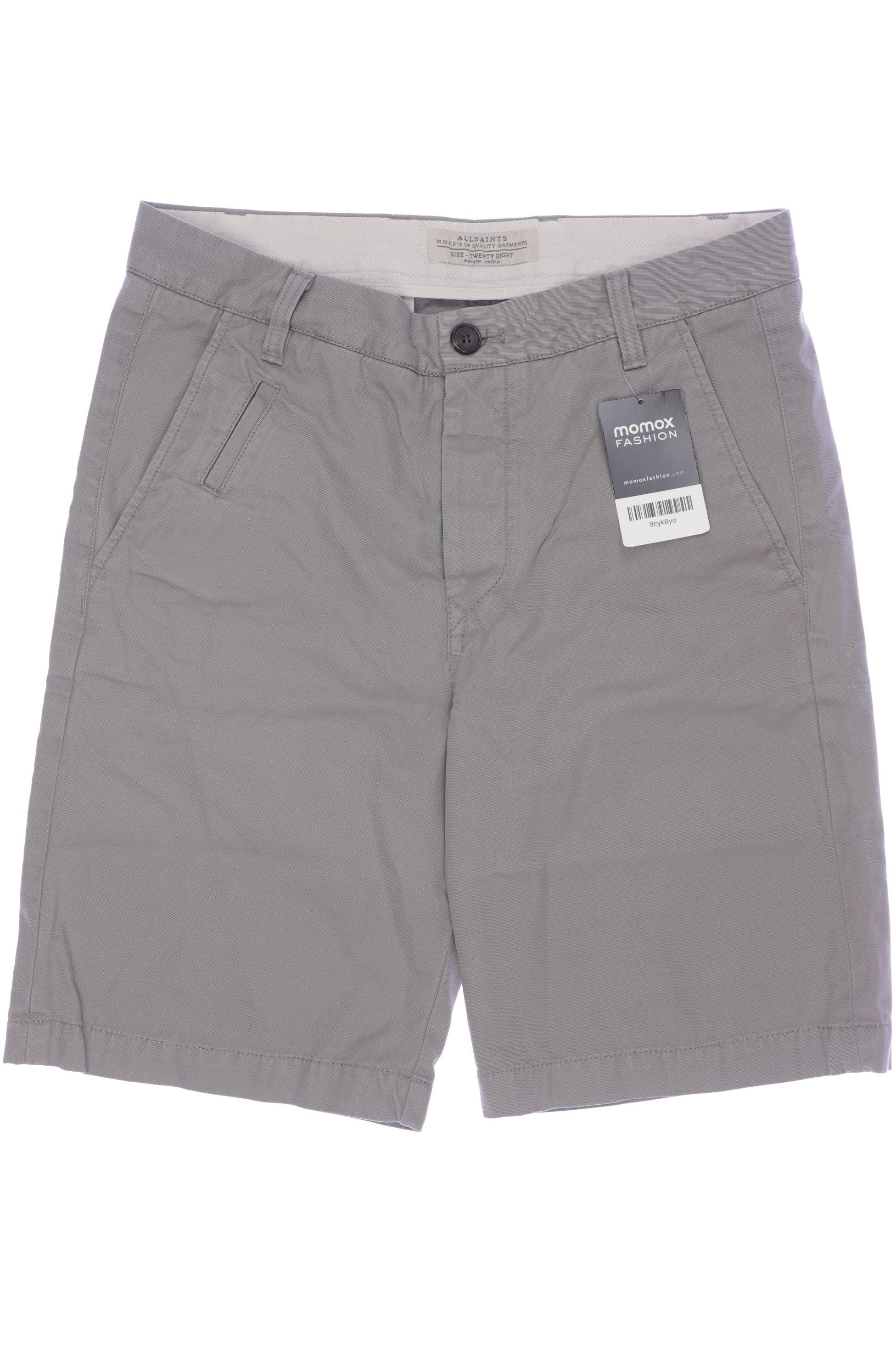 

All Saints Herren Shorts, grau, Gr. 28
