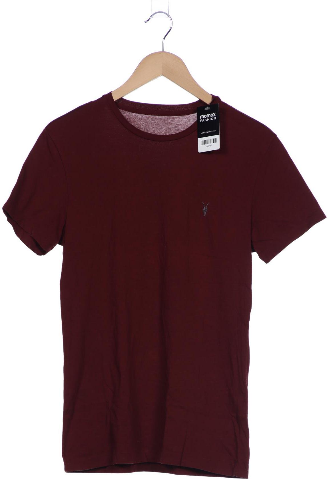 

All Saints Herren T-Shirt, bordeaux, Gr. 46