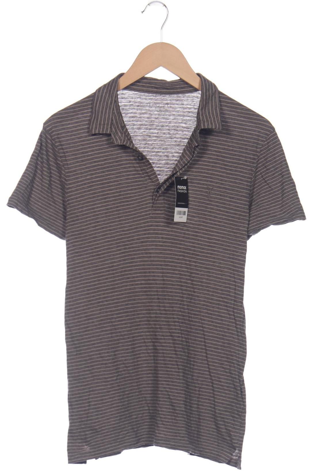 

All Saints Herren Poloshirt, grau, Gr. 46