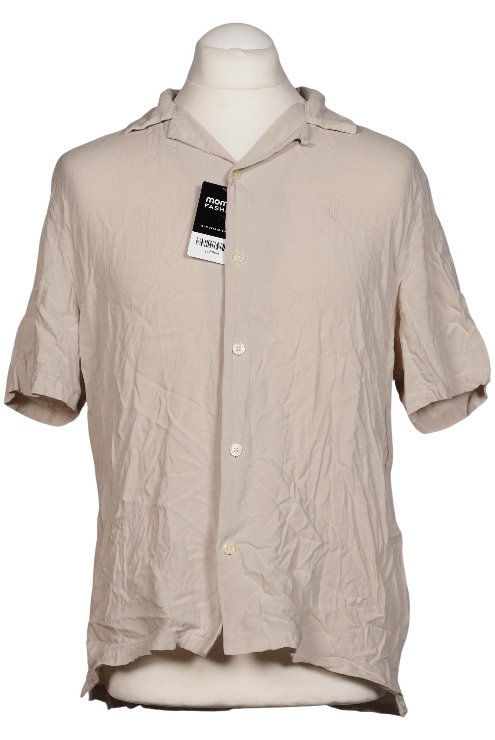 

All Saints Herren Hemd, beige, Gr. 52